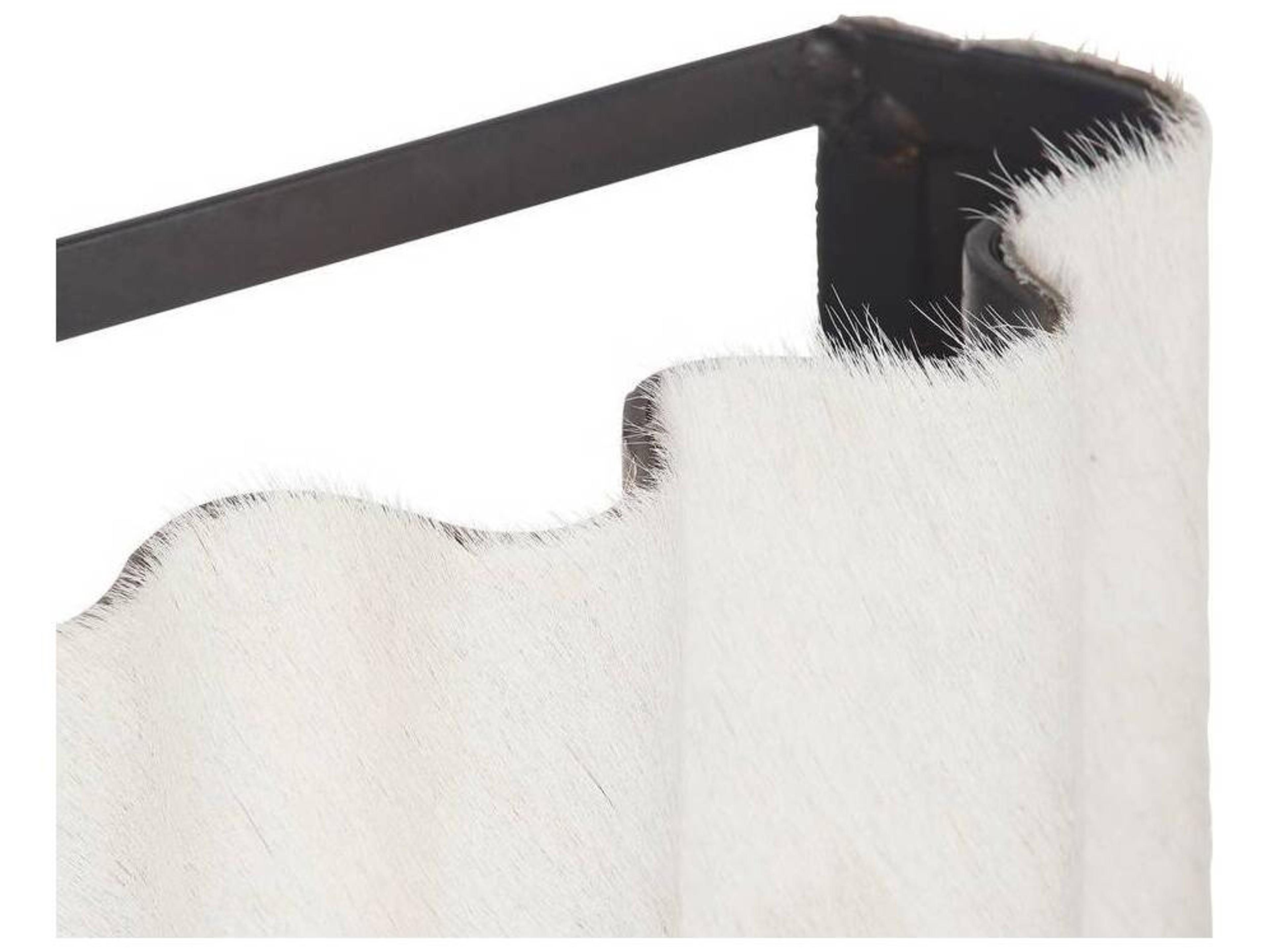 Arteriors Home White Hair On Hide Wall Sconce