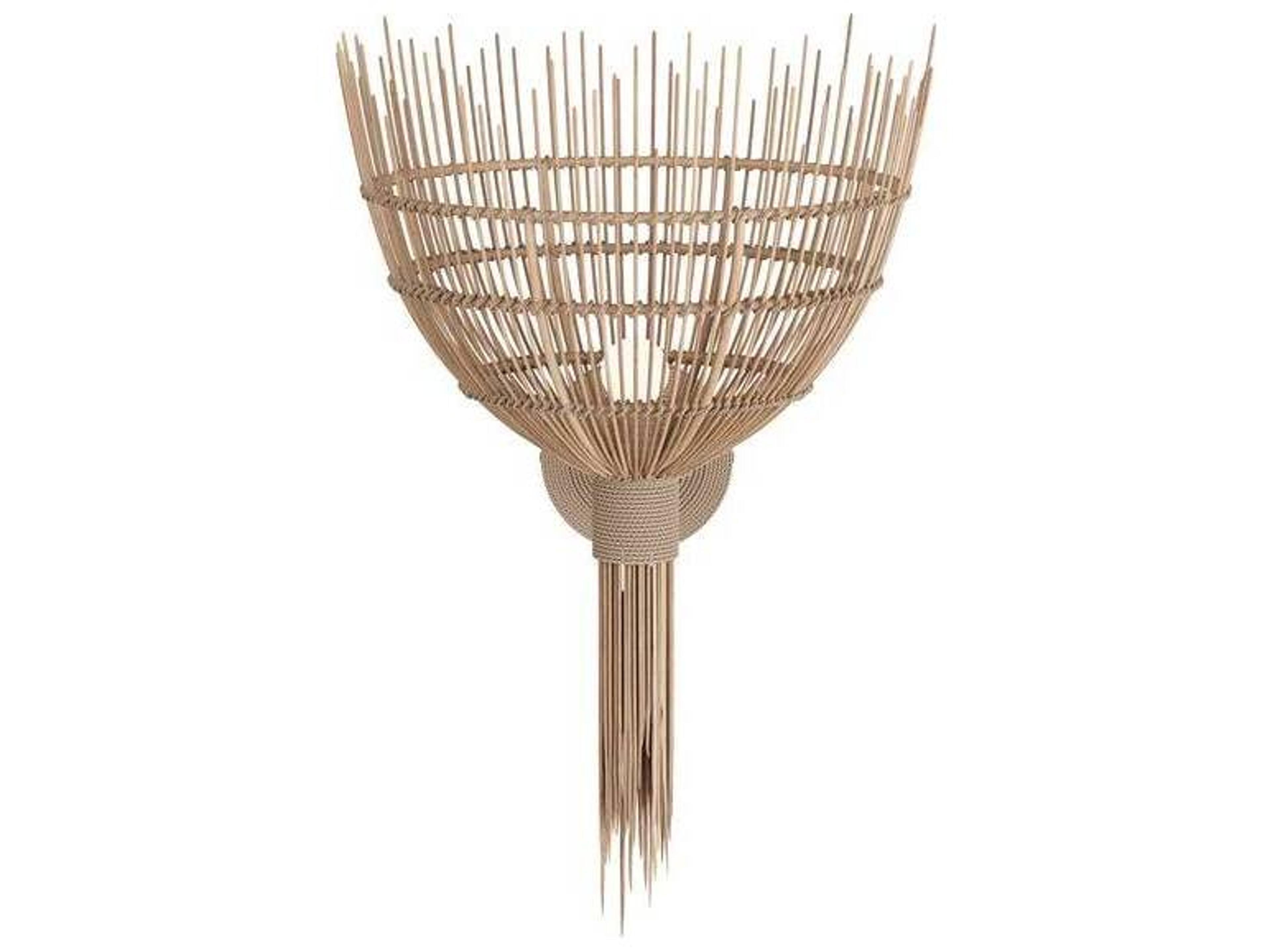 Arteriors Home Abitha 1-Light Natural Brown Wall Sconce