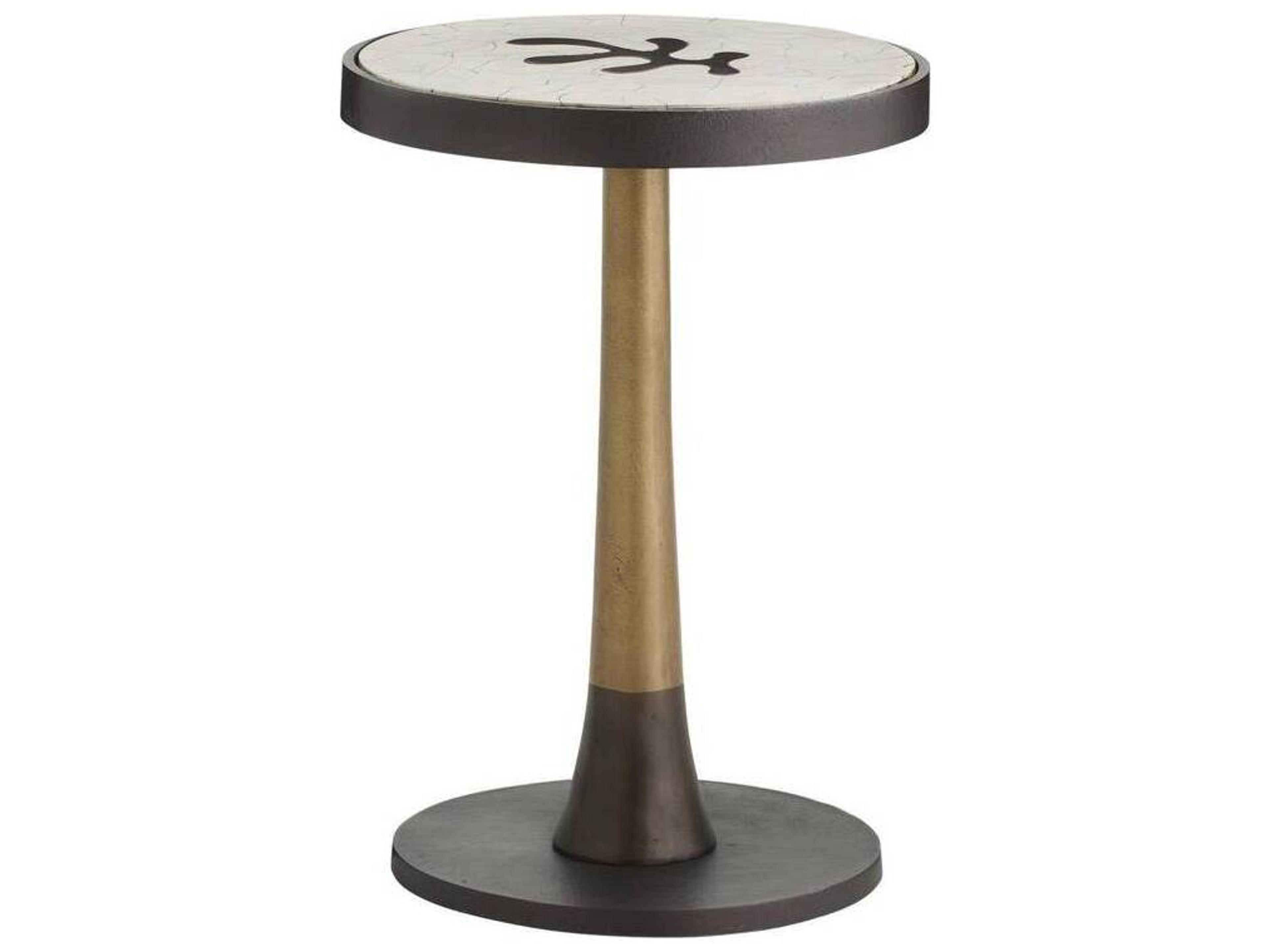 Arteriors Home Jeanne Round Resin End Table
