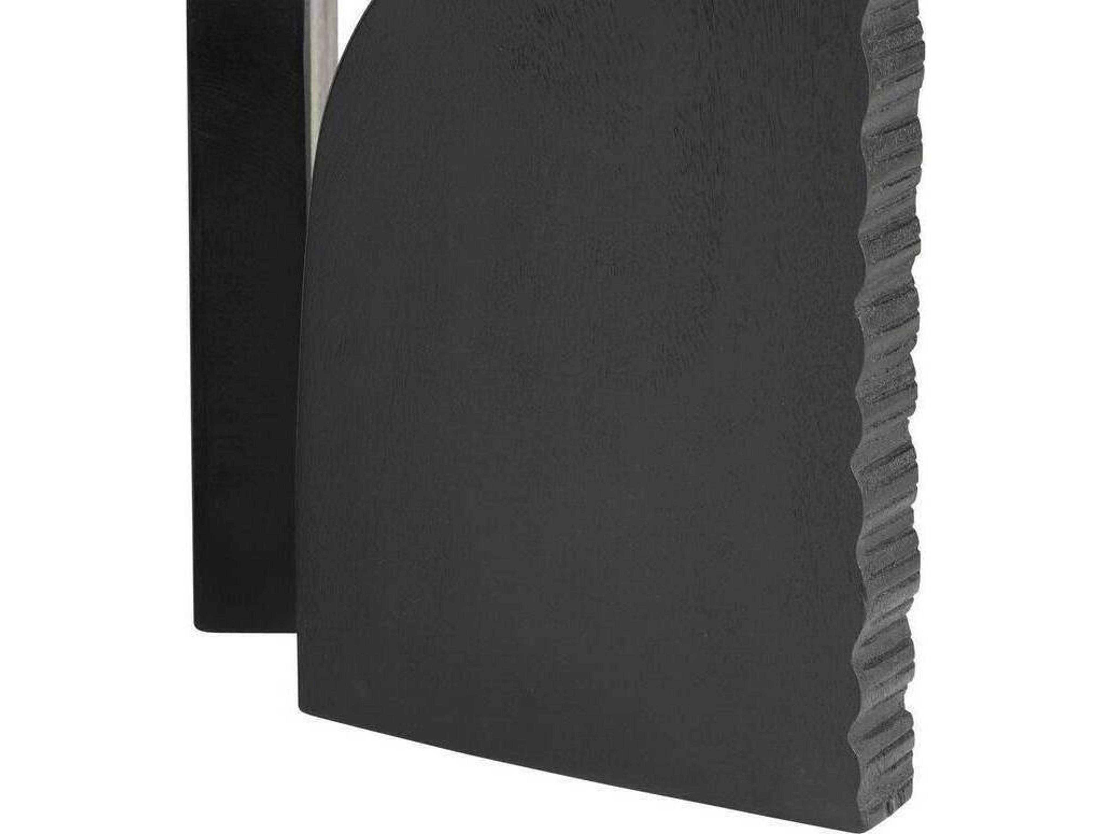 Arteriors Home Knight Round Wood Ebony Black End Table