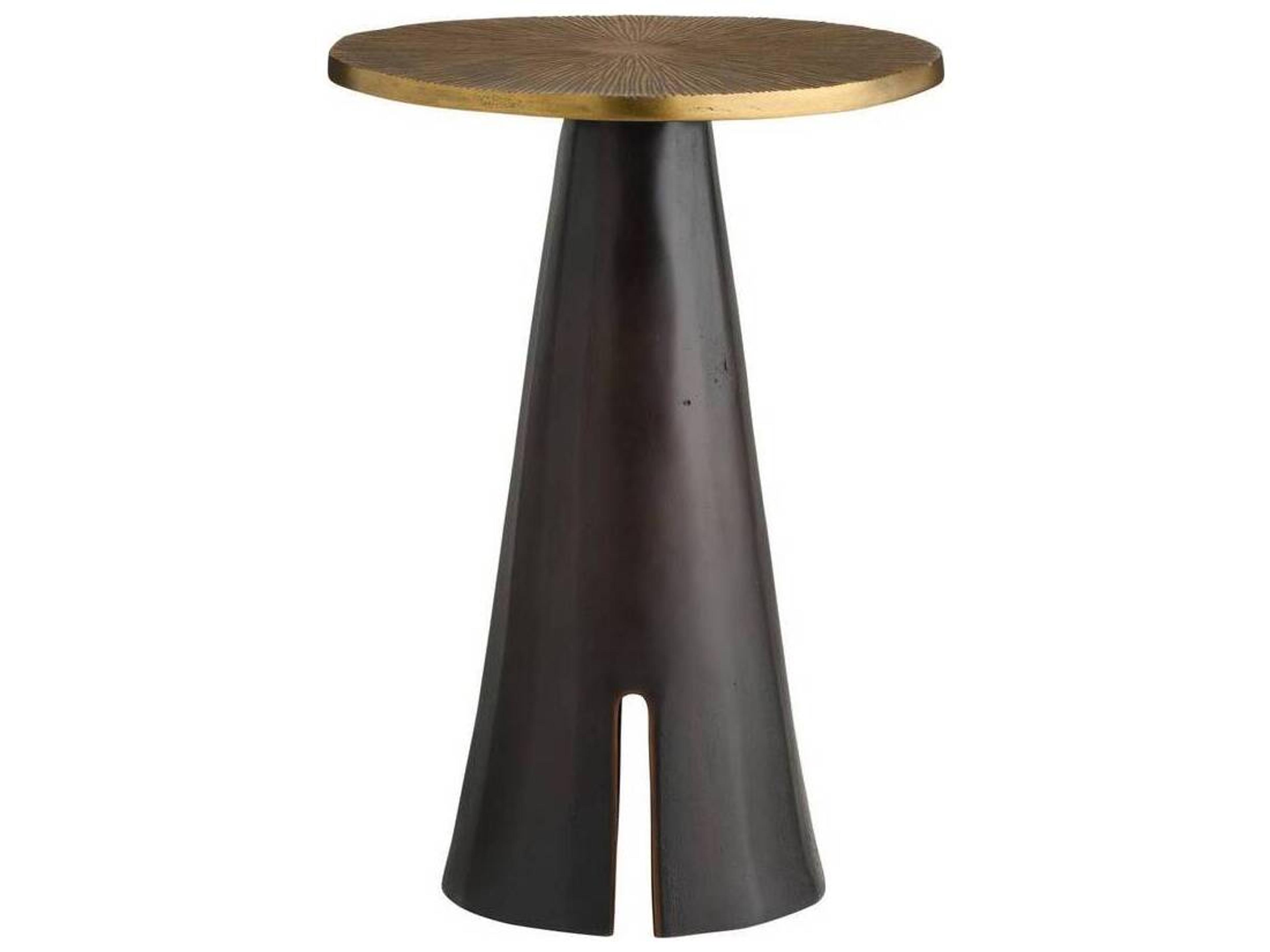 Katara Accent Table Antique Brass