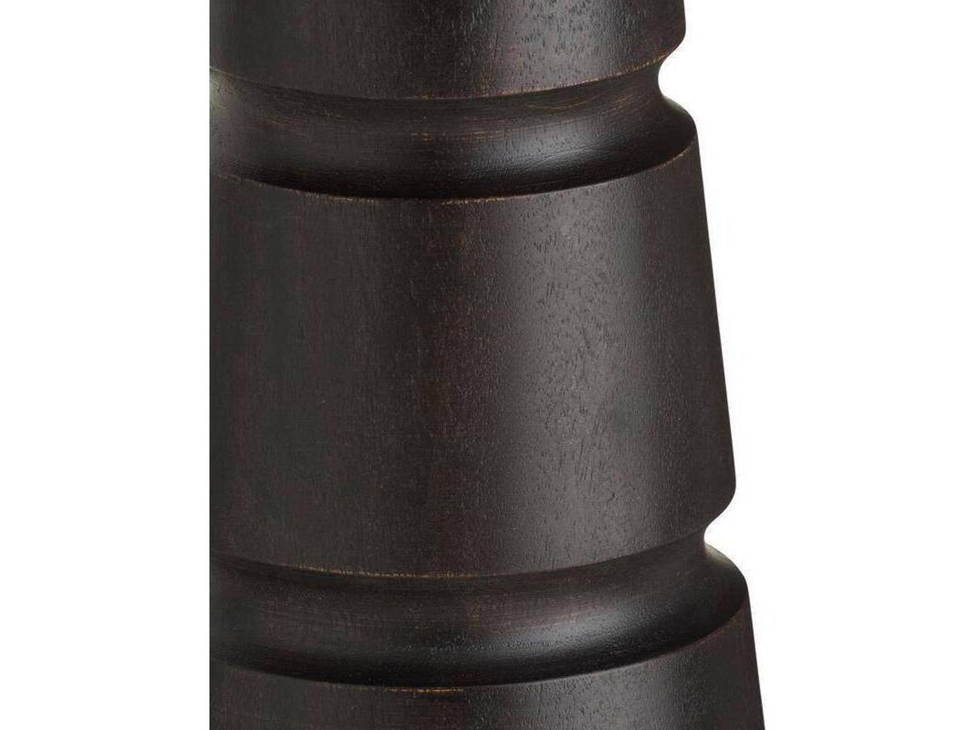 Arteriors Home Imani Round Marble Toronto Sable Gray Brown End Table