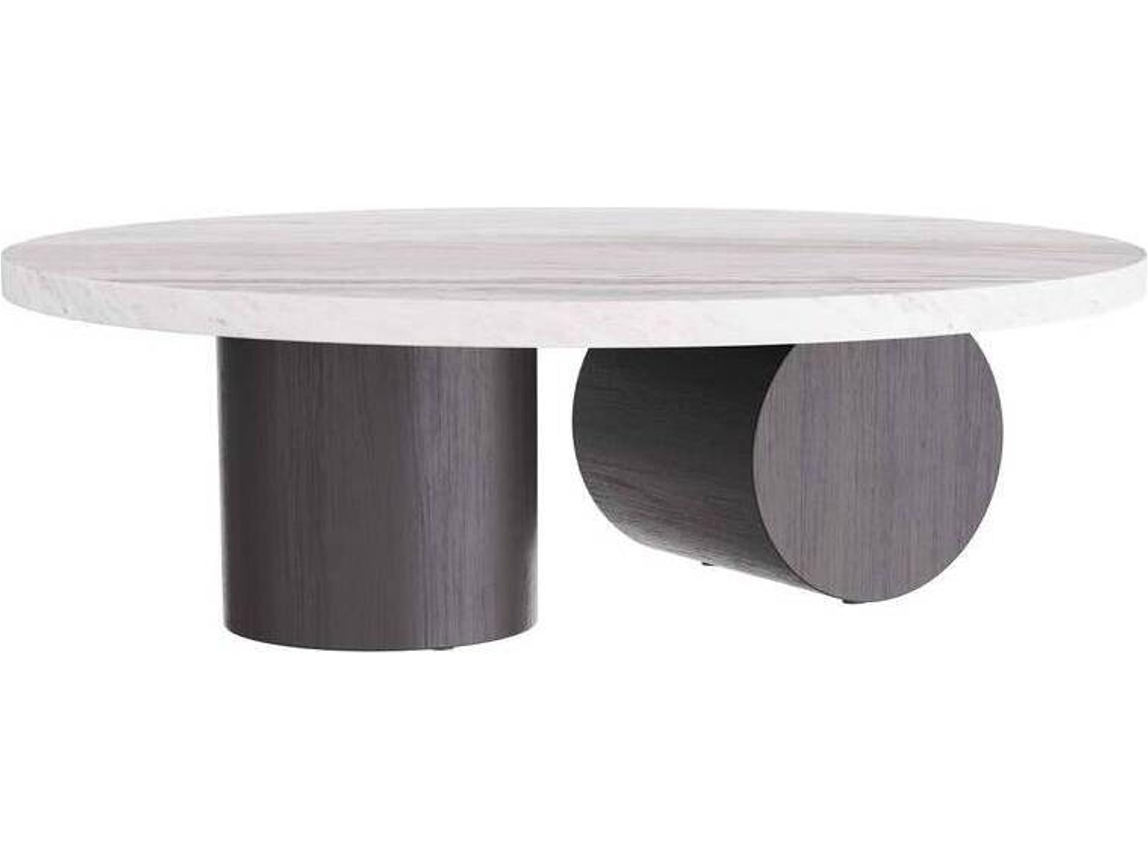 Arteriors Home Round Marble Toronto Ebony Torrington Coffee Table