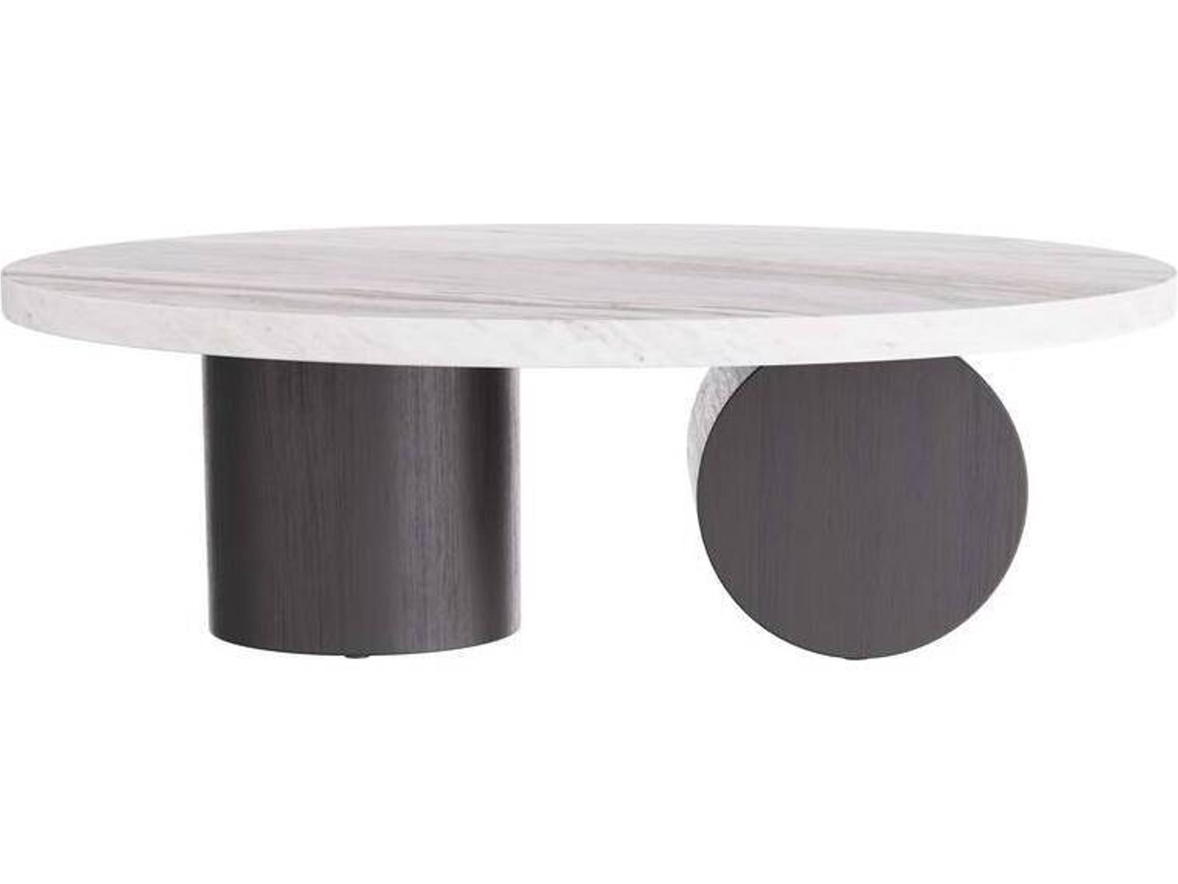 Arteriors Home Round Marble Toronto Ebony Torrington Coffee Table