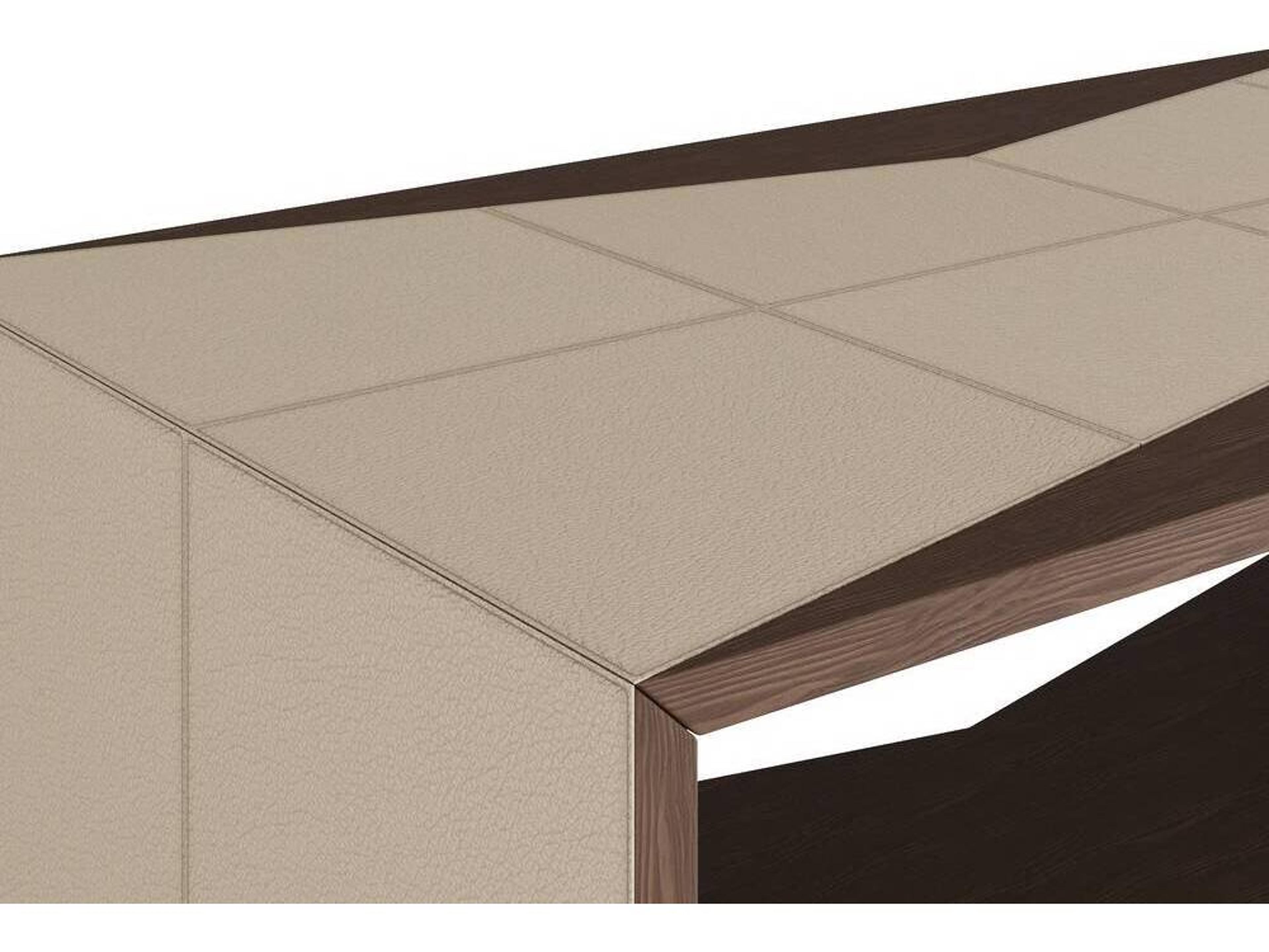 Arteriors Home Rectangular Wood Cream Walnut Yuki Coffee Table