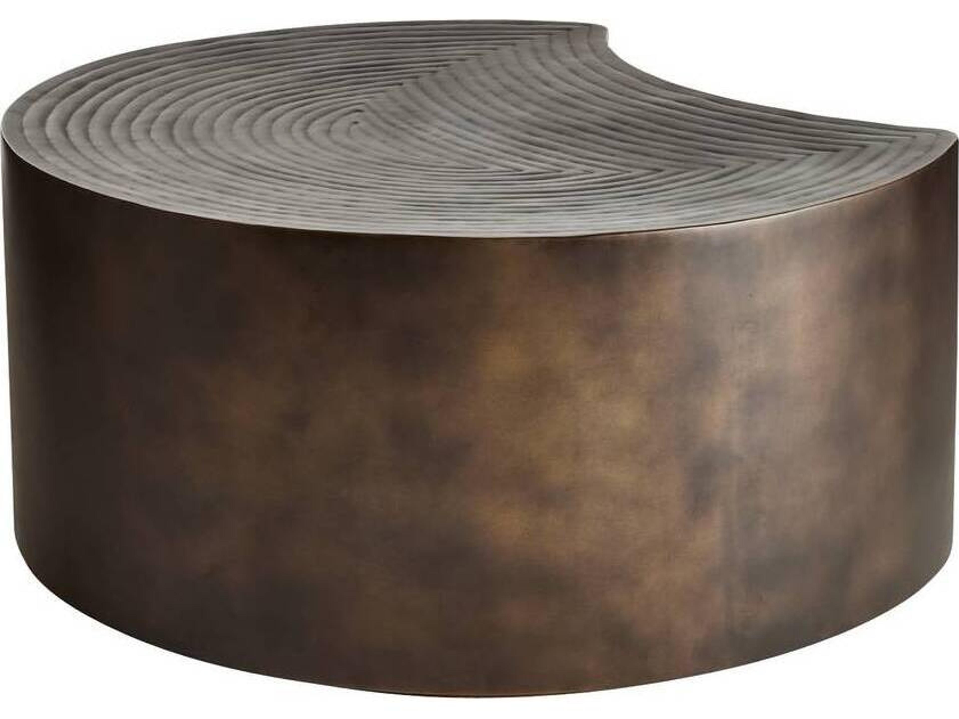 Arteriors Home Metal Antique Bronze Cullen Coffee Table