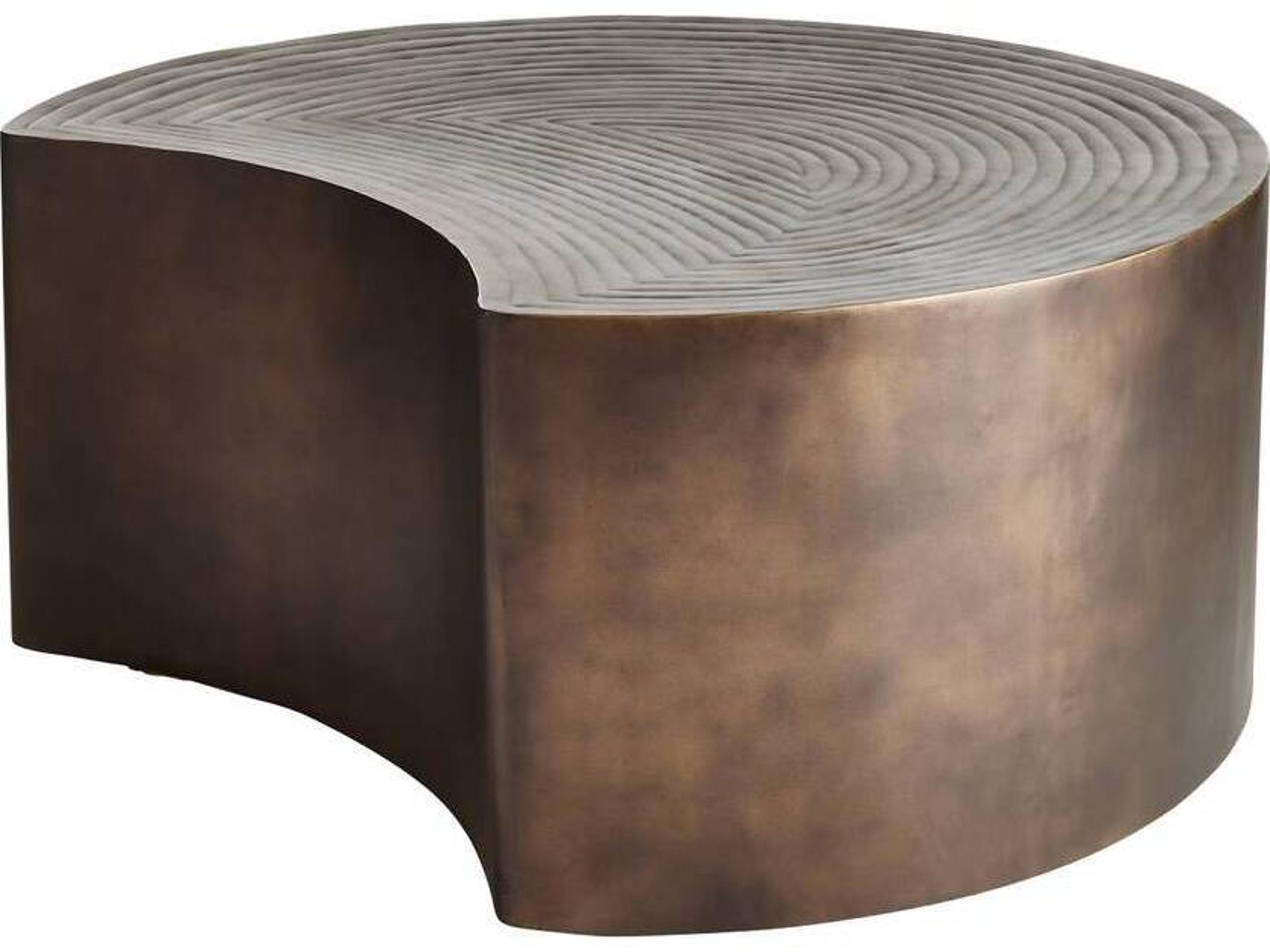 Arteriors Home Metal Antique Bronze Cullen Coffee Table