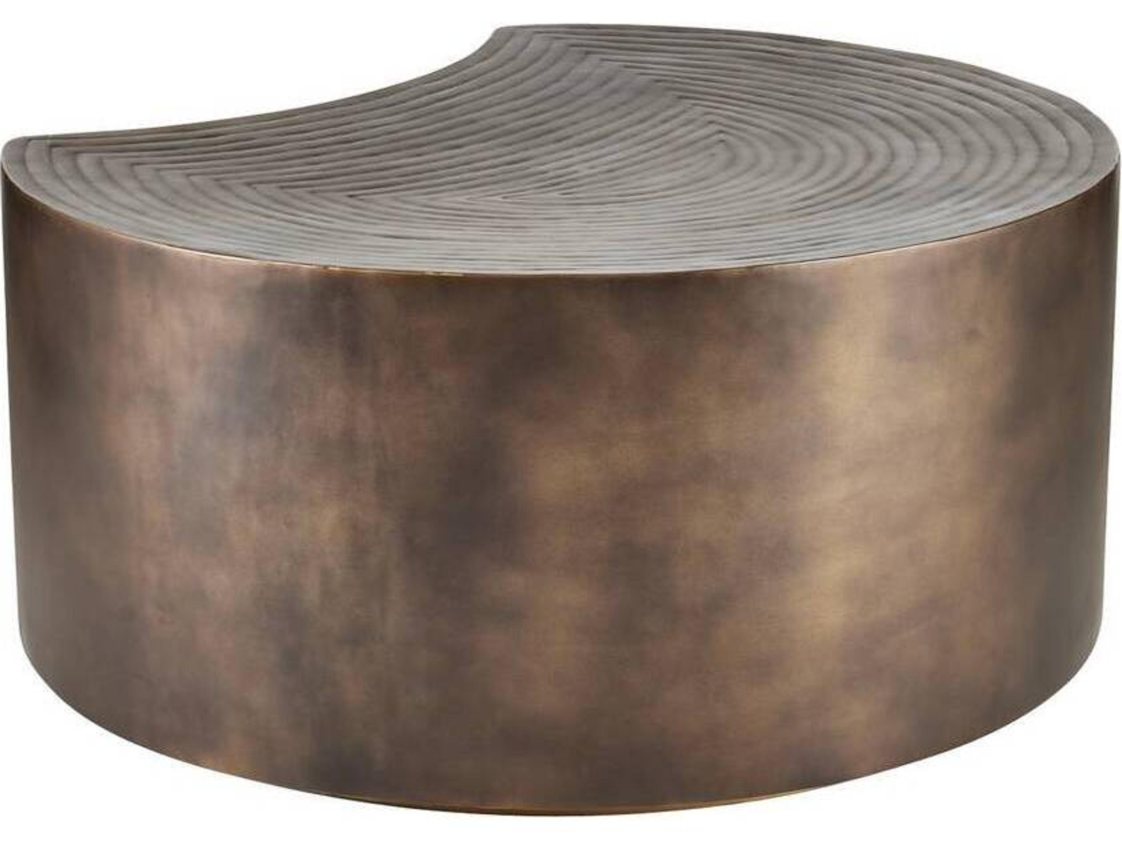 Arteriors Home Metal Antique Bronze Cullen Coffee Table