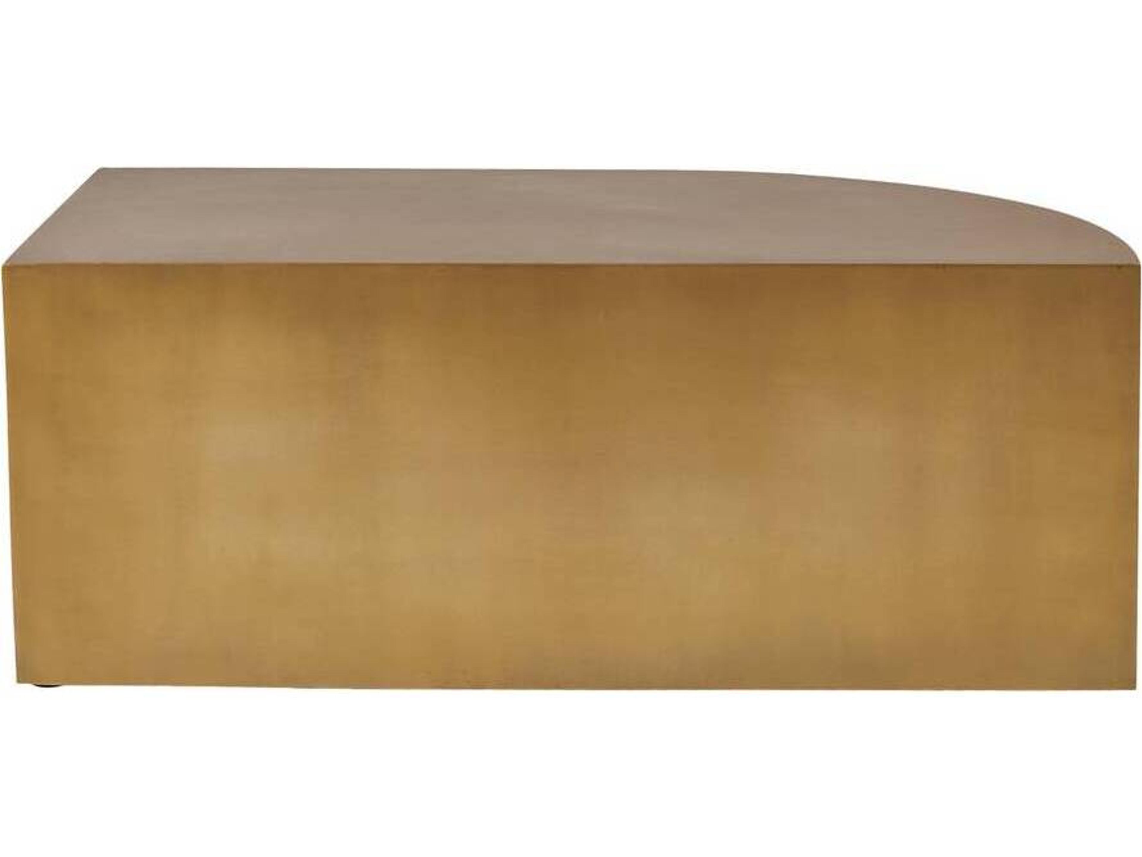 Arteriors Home Rectangular Metal Antique Brass Cortez Coffee Table