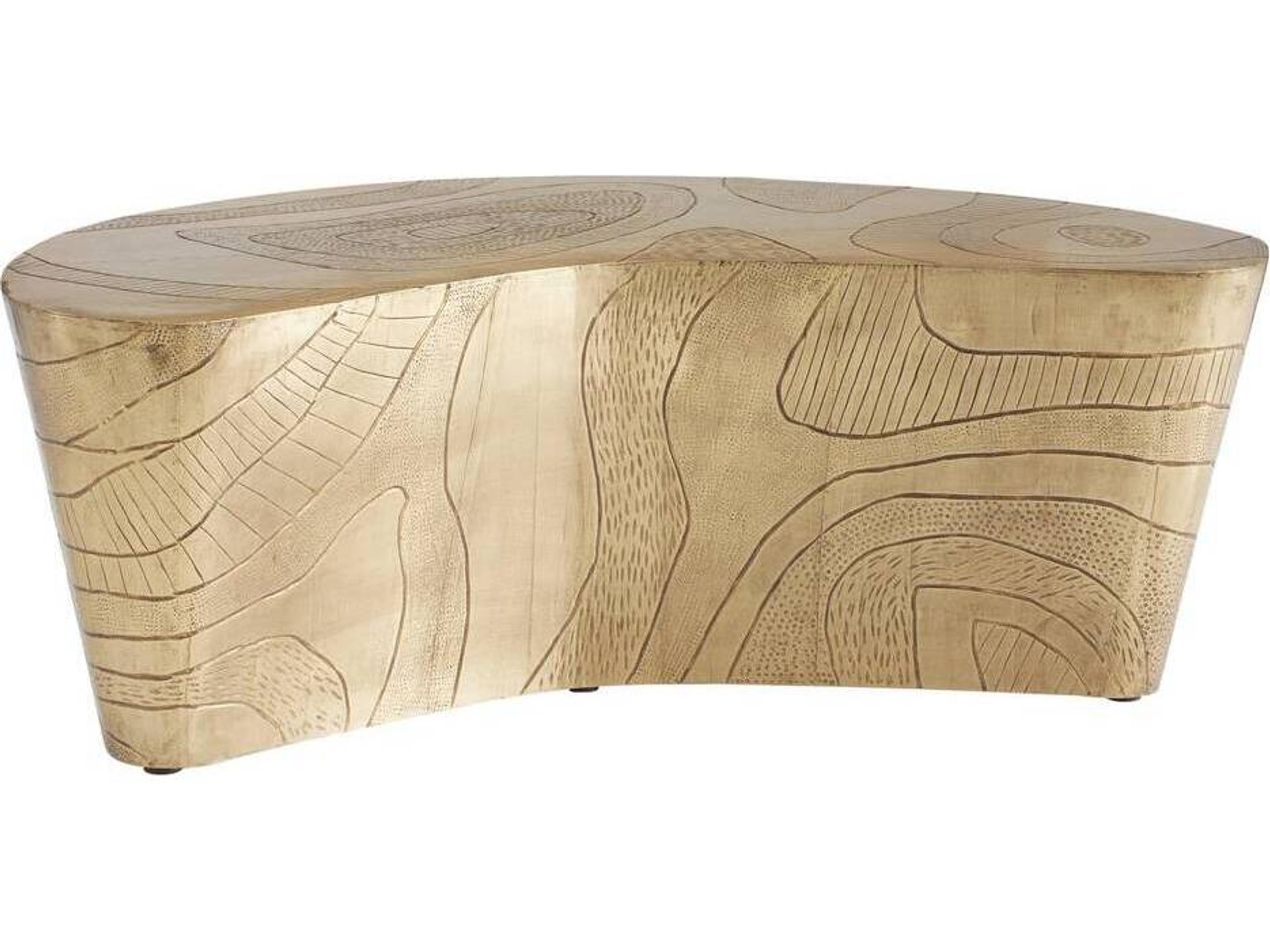 Glasgow Coffee Table Antique Brass