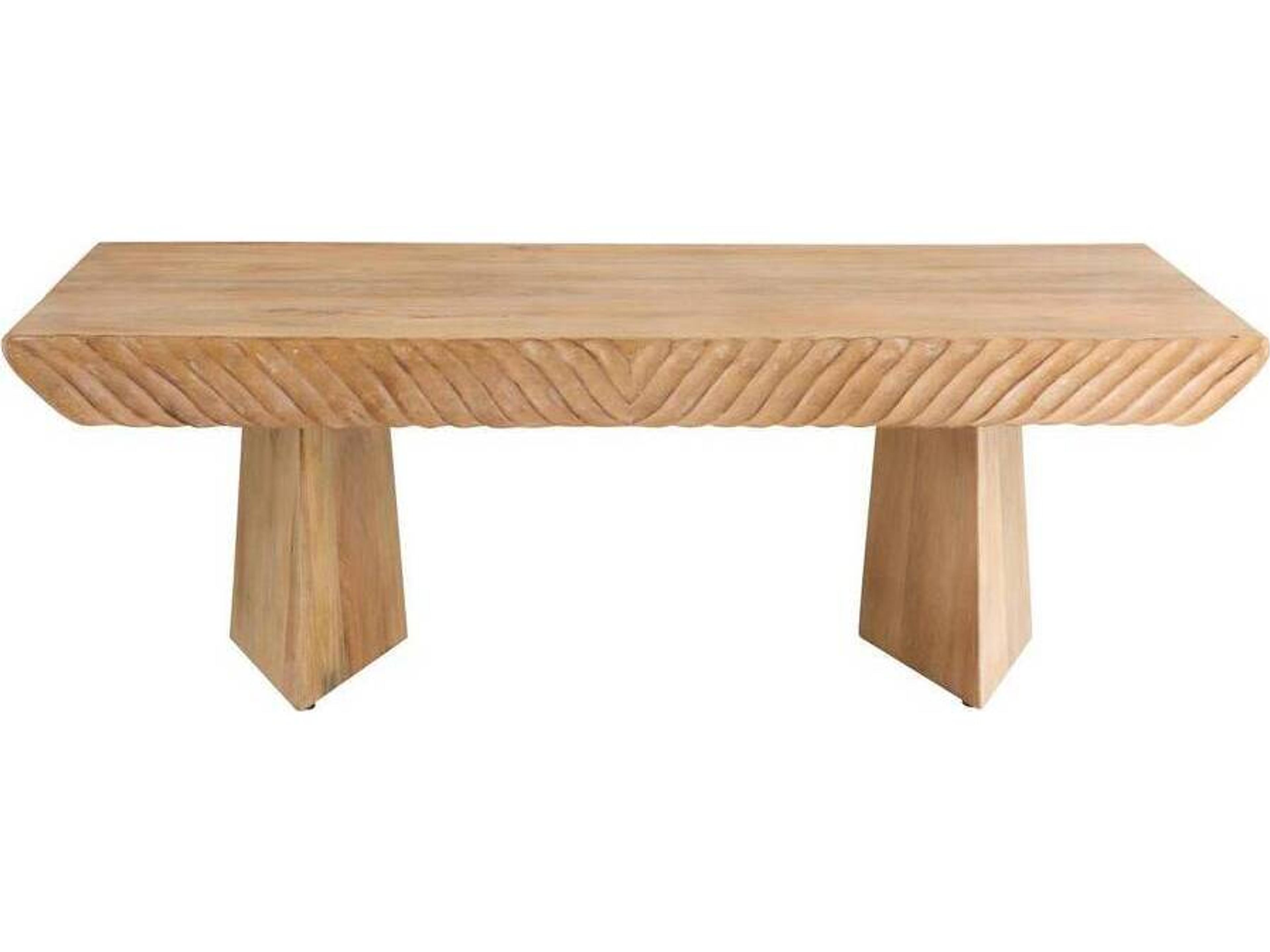 Jetson Cocktail Table in Washed Tobacco Mango Wood