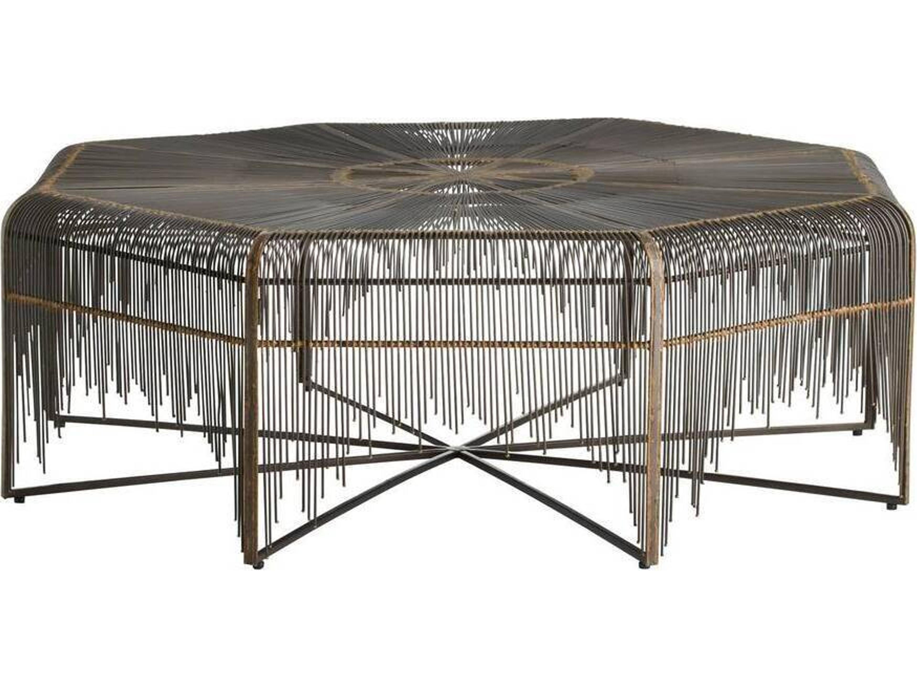 Ilaria Cocktail Table in Natural Iron