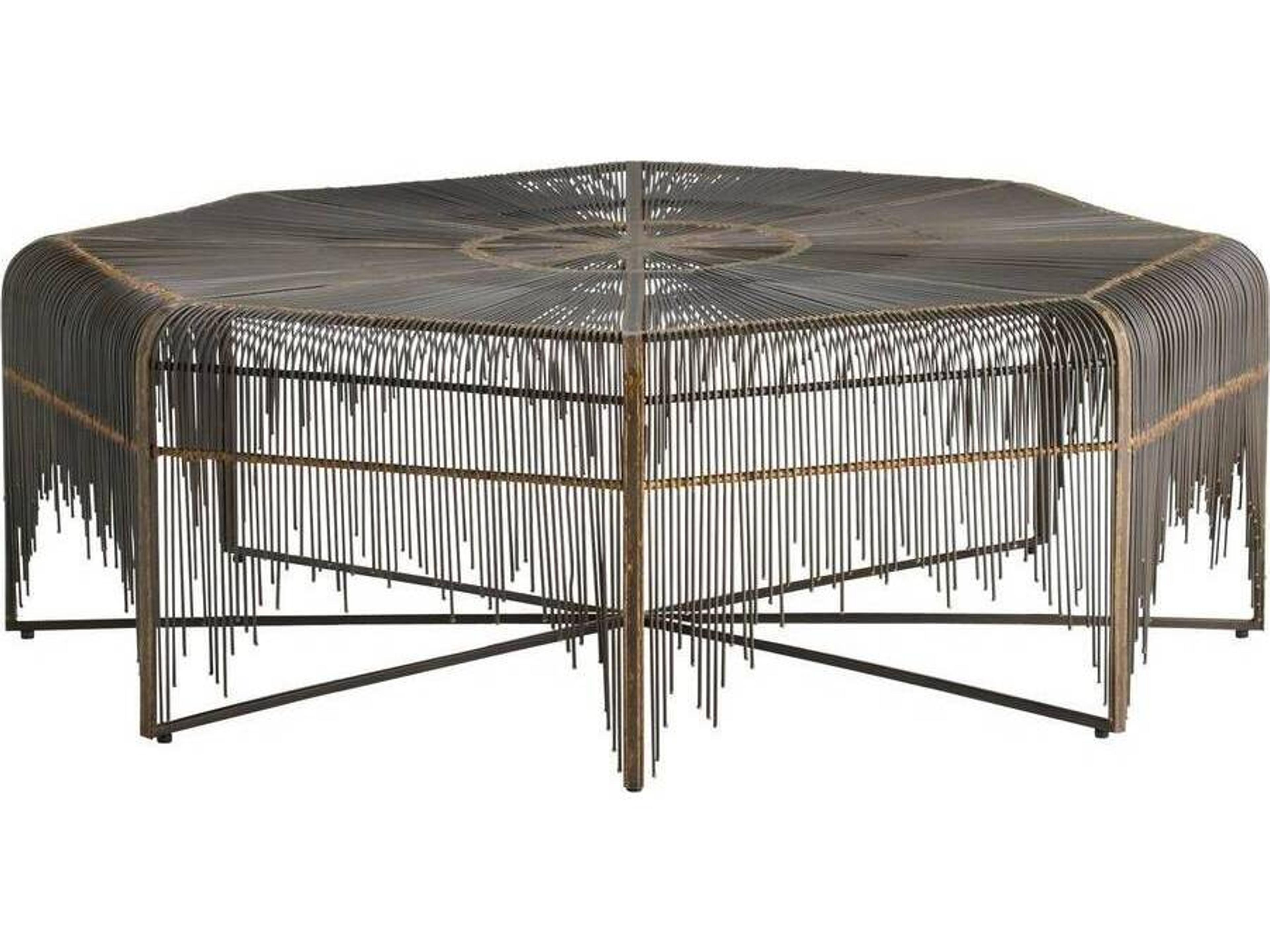Arteriors Home Ilaria Octagon Metal Coffee Table