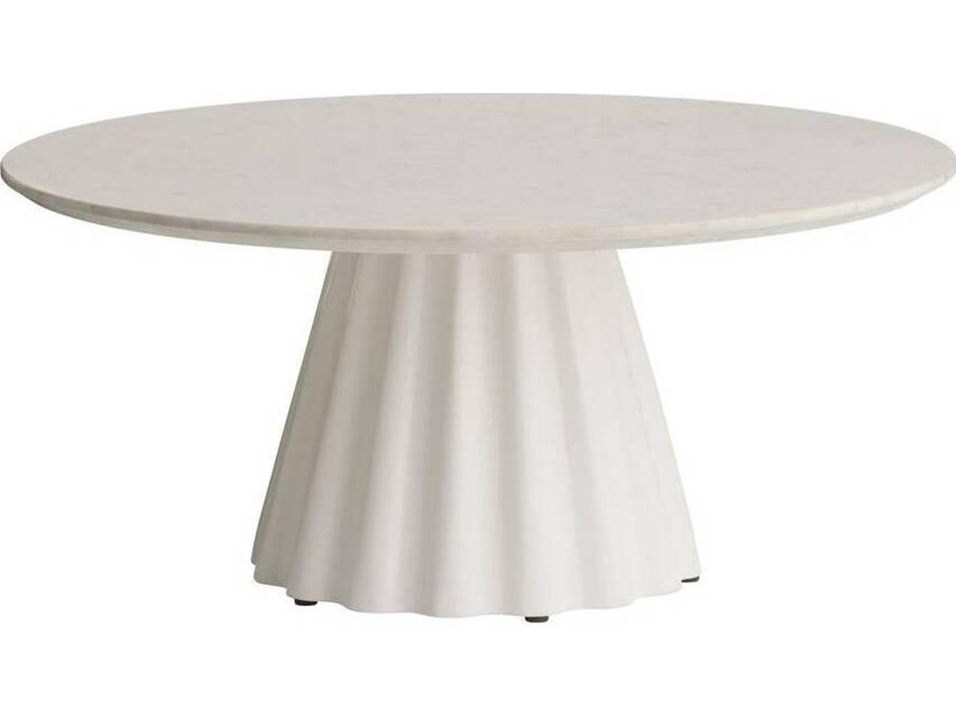 Round Marble White Coffee Table