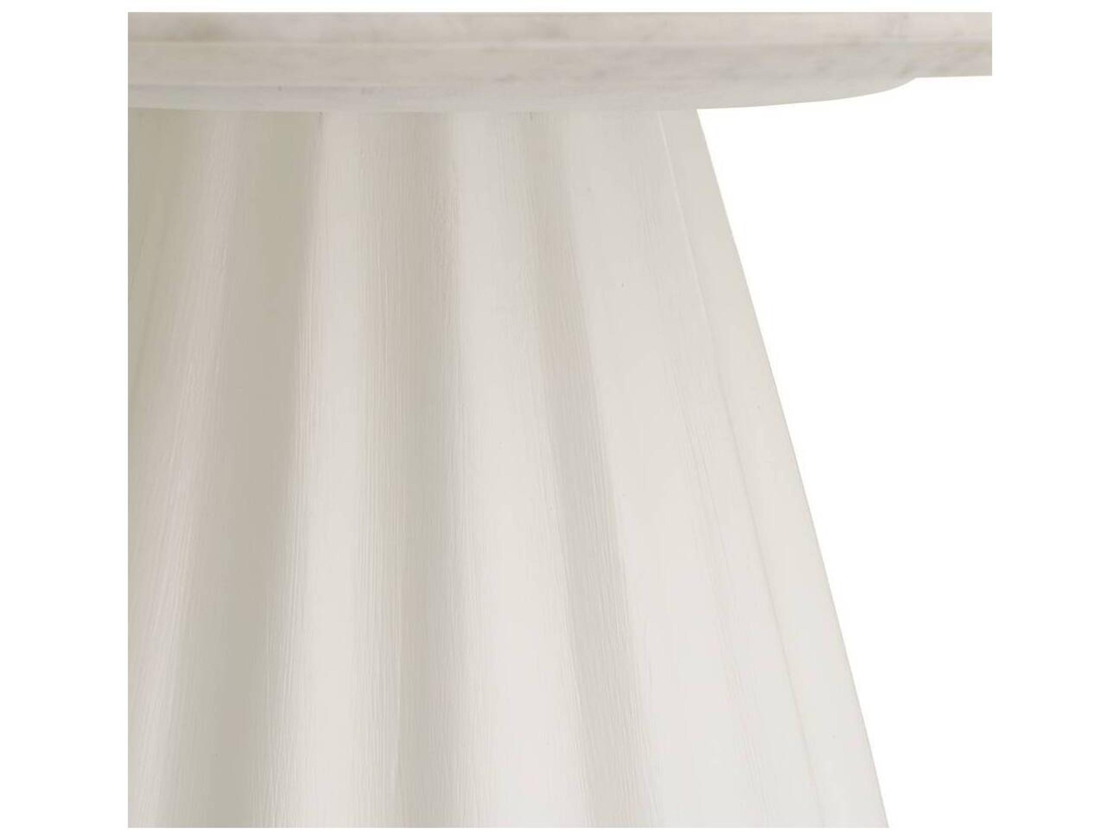 Arteriors Home Round Marble White Coffee Table