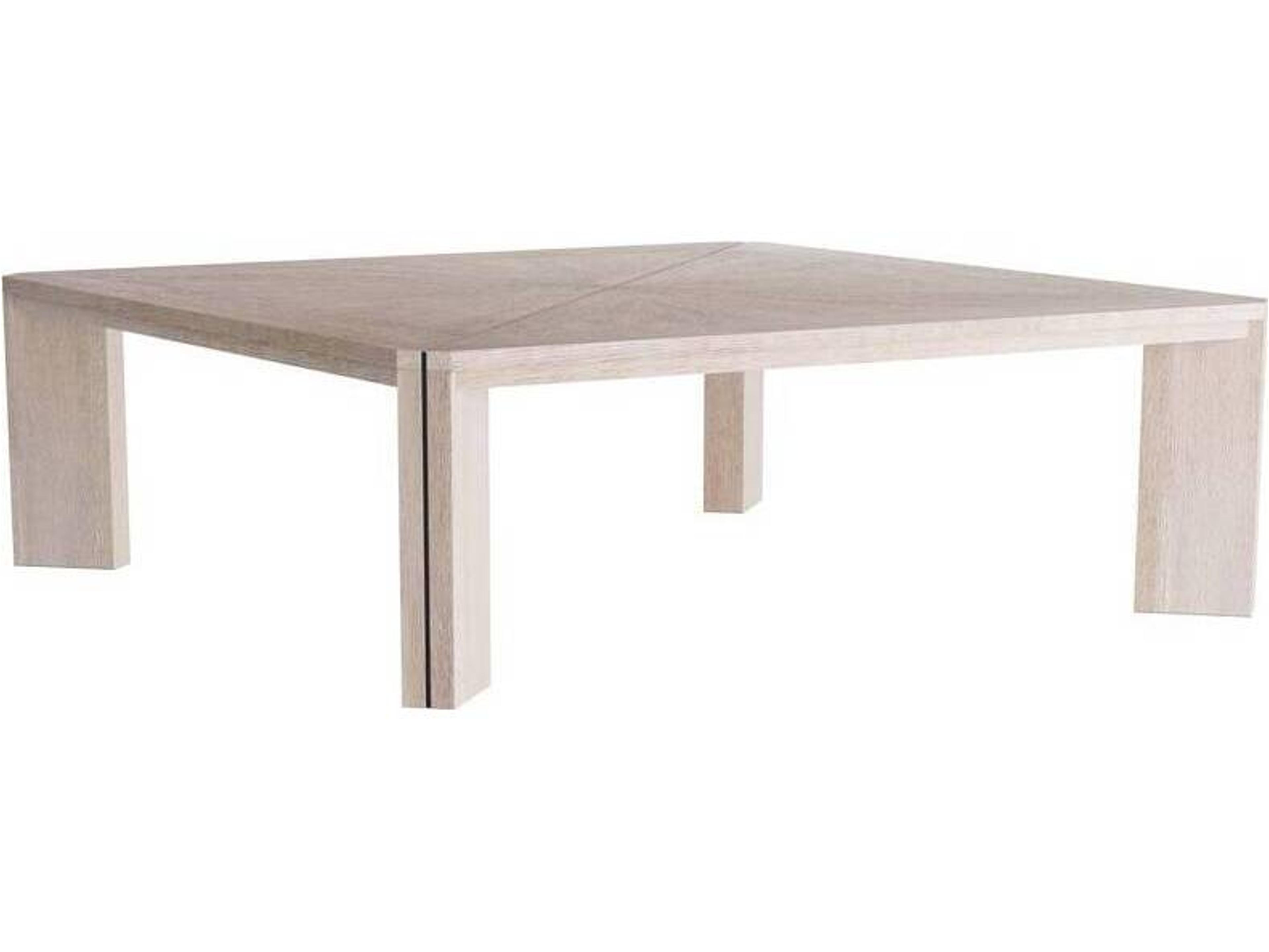 Arteriors Home Square Wood Smoke Antique Brass Vancouver Coffee Table