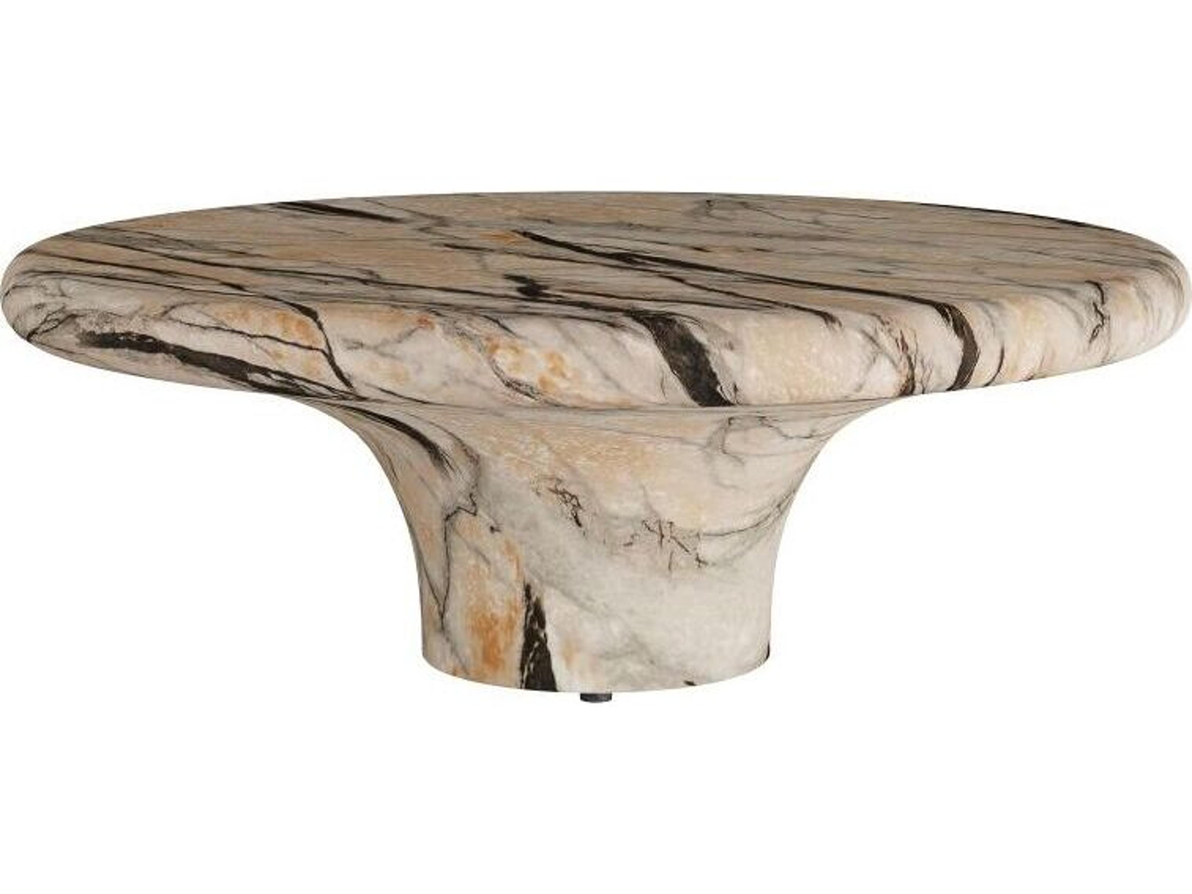 Arteriors Zahara Coffee Table Mojave Faux Marble