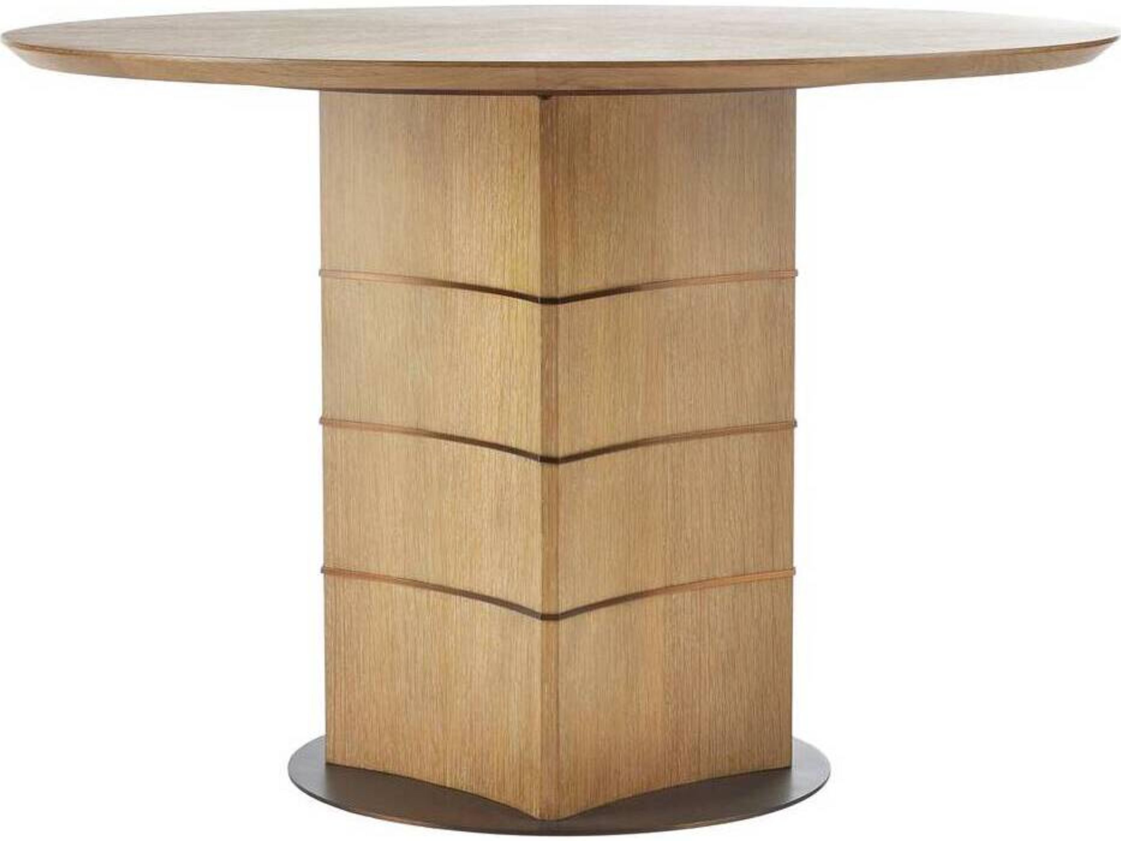 Arteriors Home Round Wood Oyster Dining Table