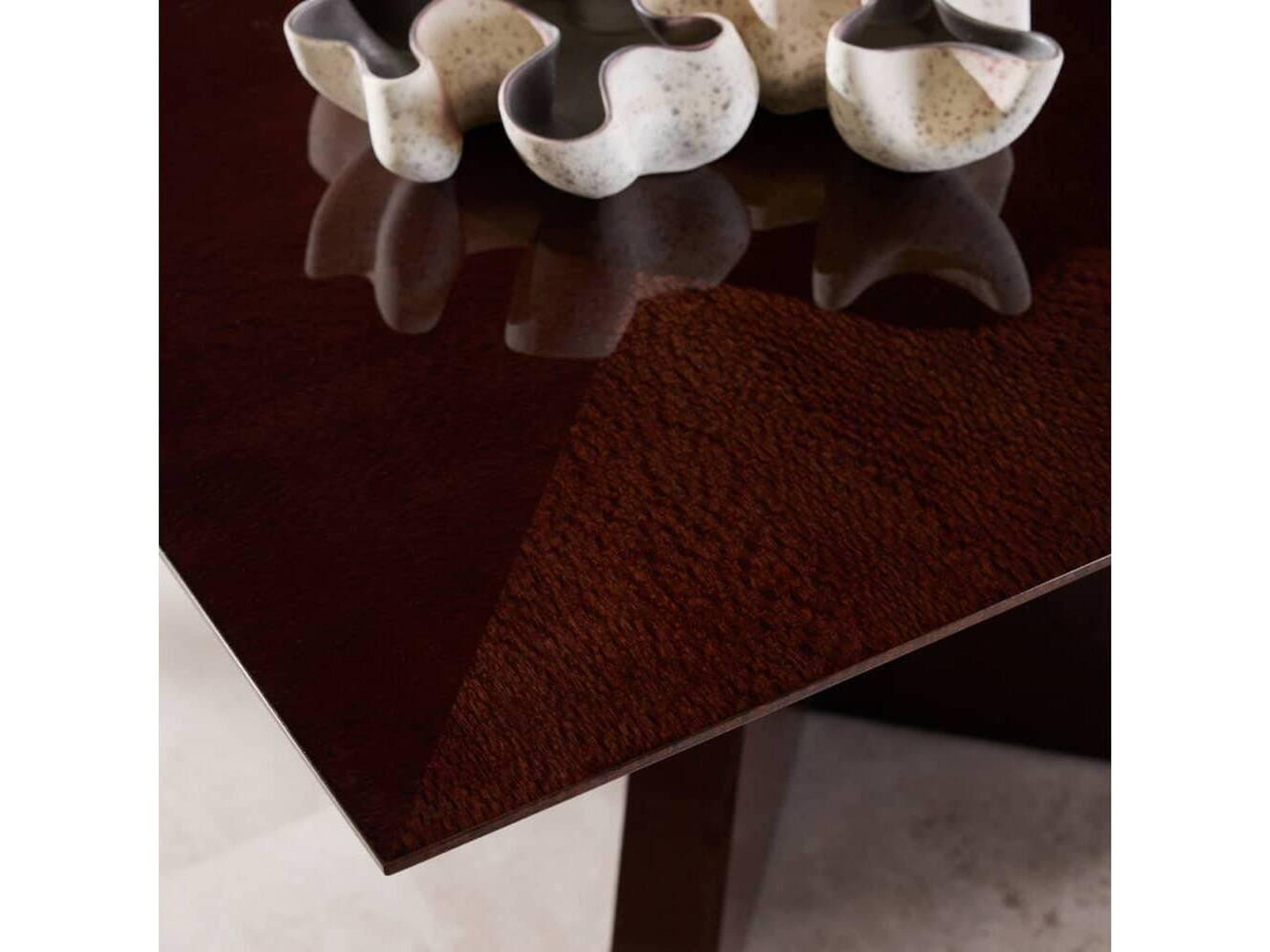 Arteriors Home Hogarth Square Wood Dark Sienna Dining Table