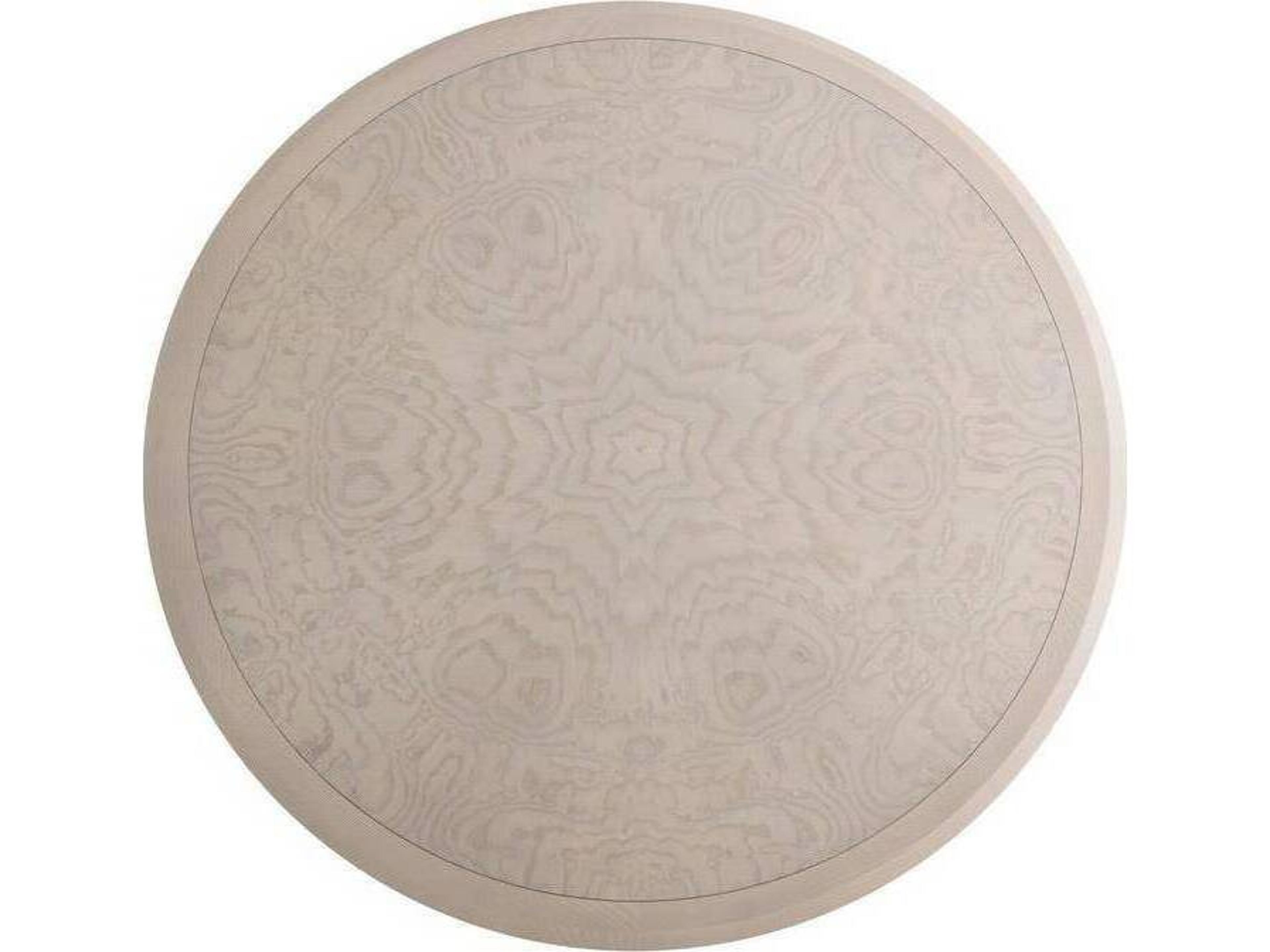 Arteriors Home Kinsley Round Wood Light Beige Burl Neutral Dining Table