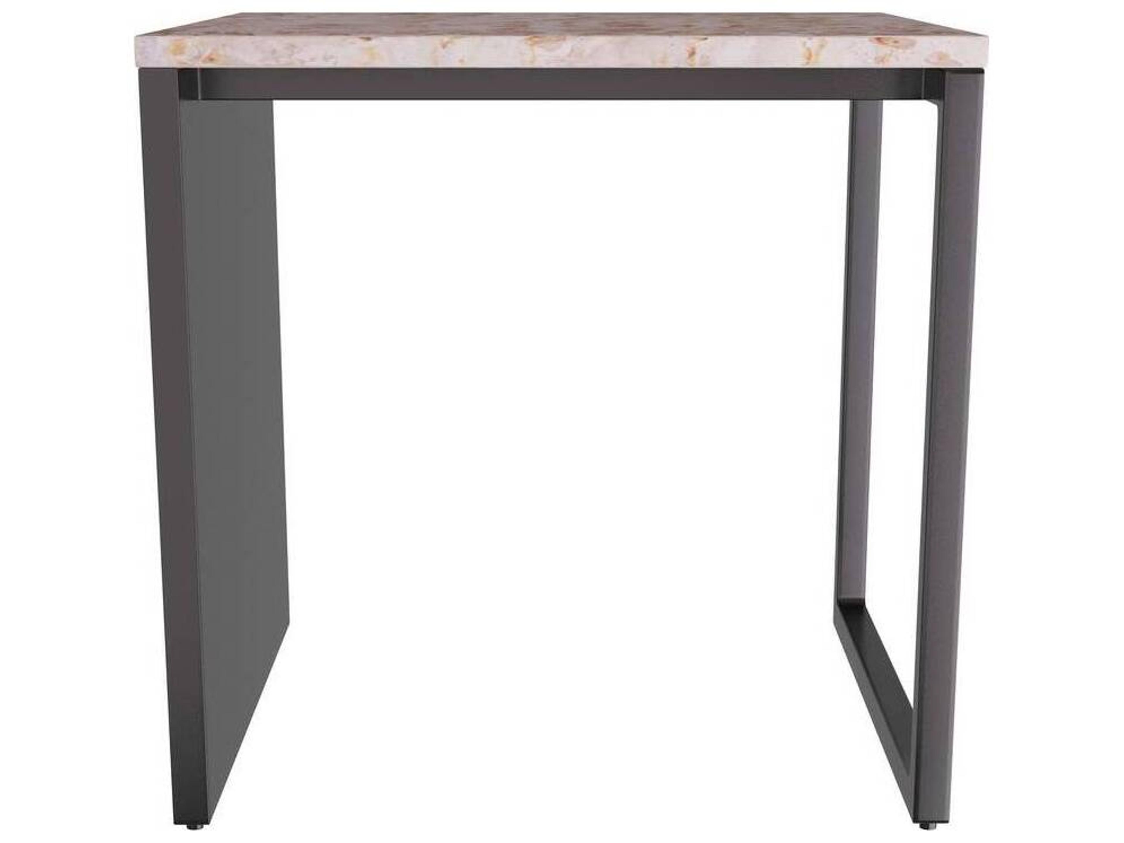 Arteriors Home Rectangular Marble Capri End Table
