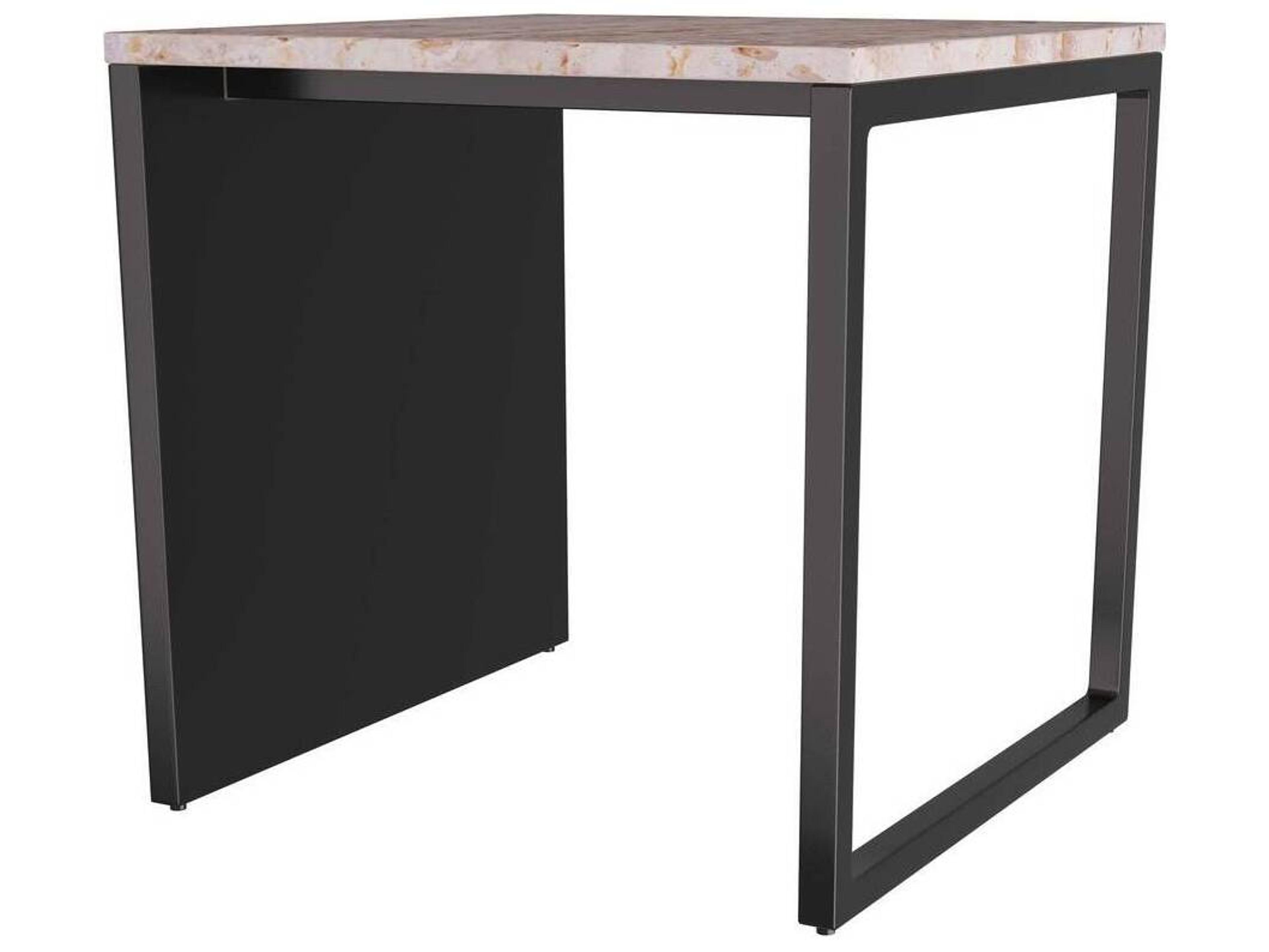 Arteriors Home Rectangular Marble Capri End Table