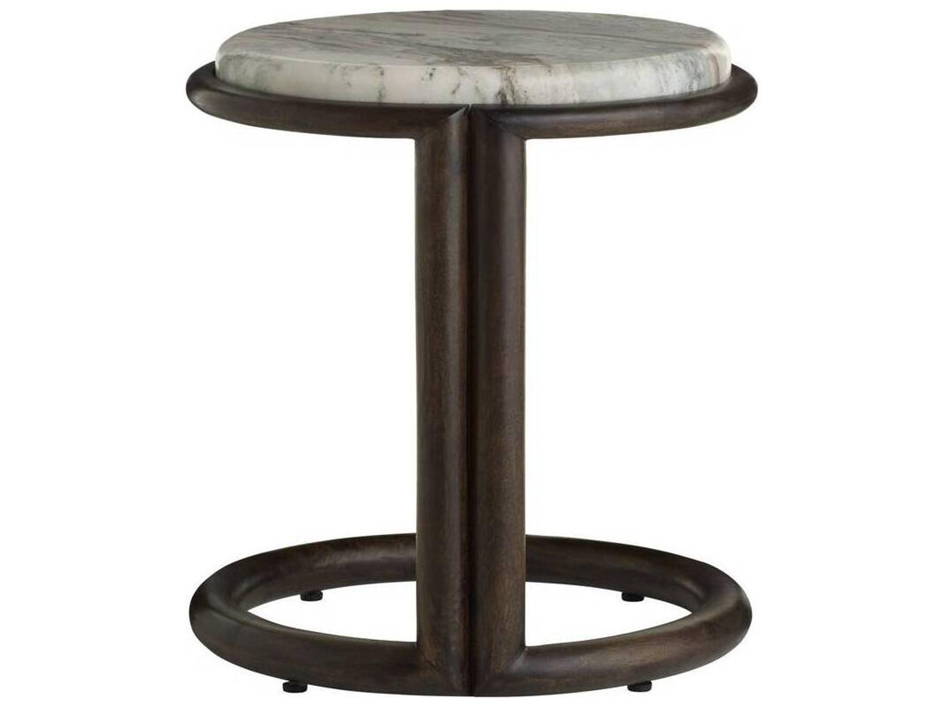 Arteriors Home Round Toronto Marble End Table
