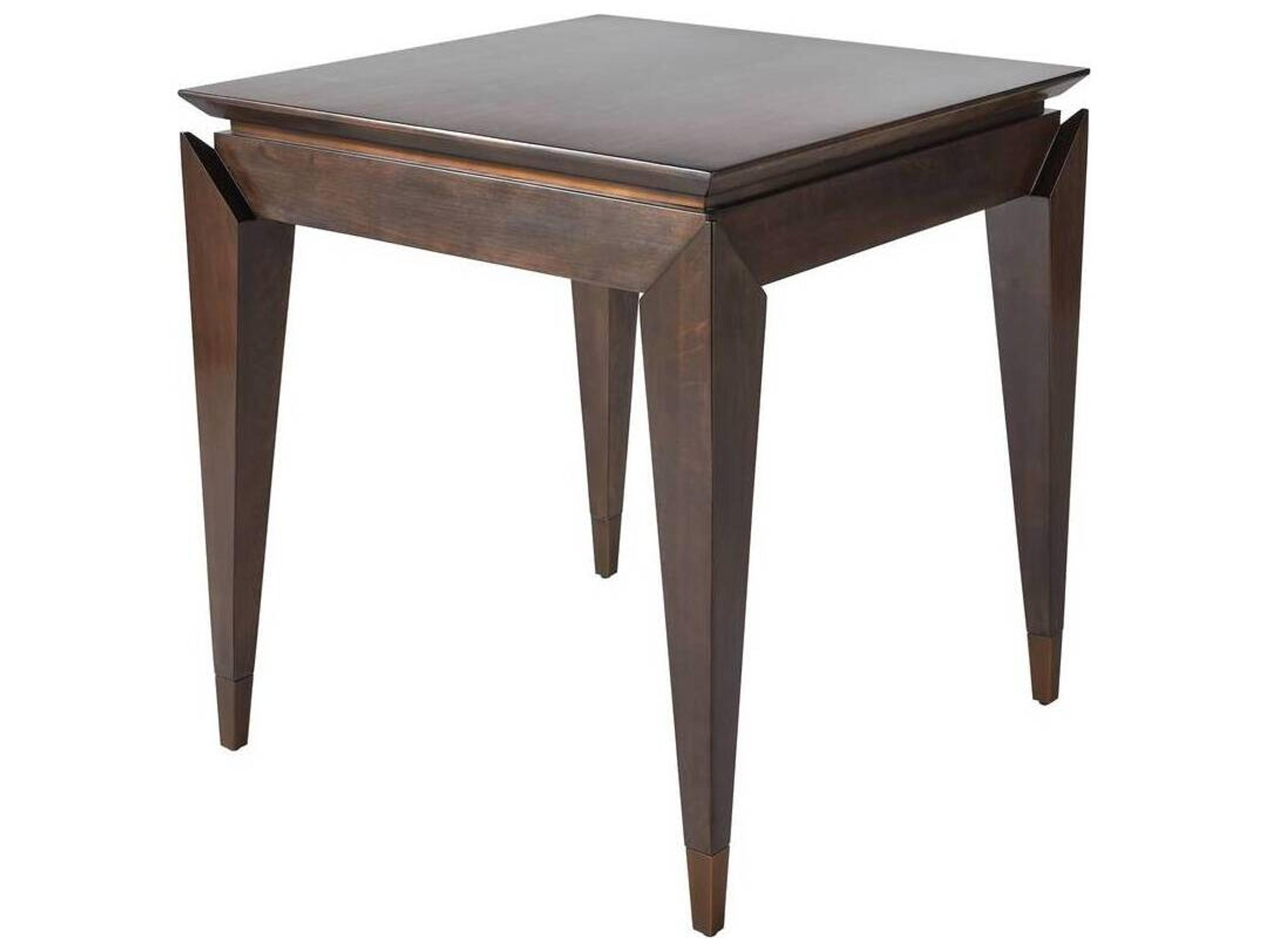Arteriors Home Square Wood Brindle End Table