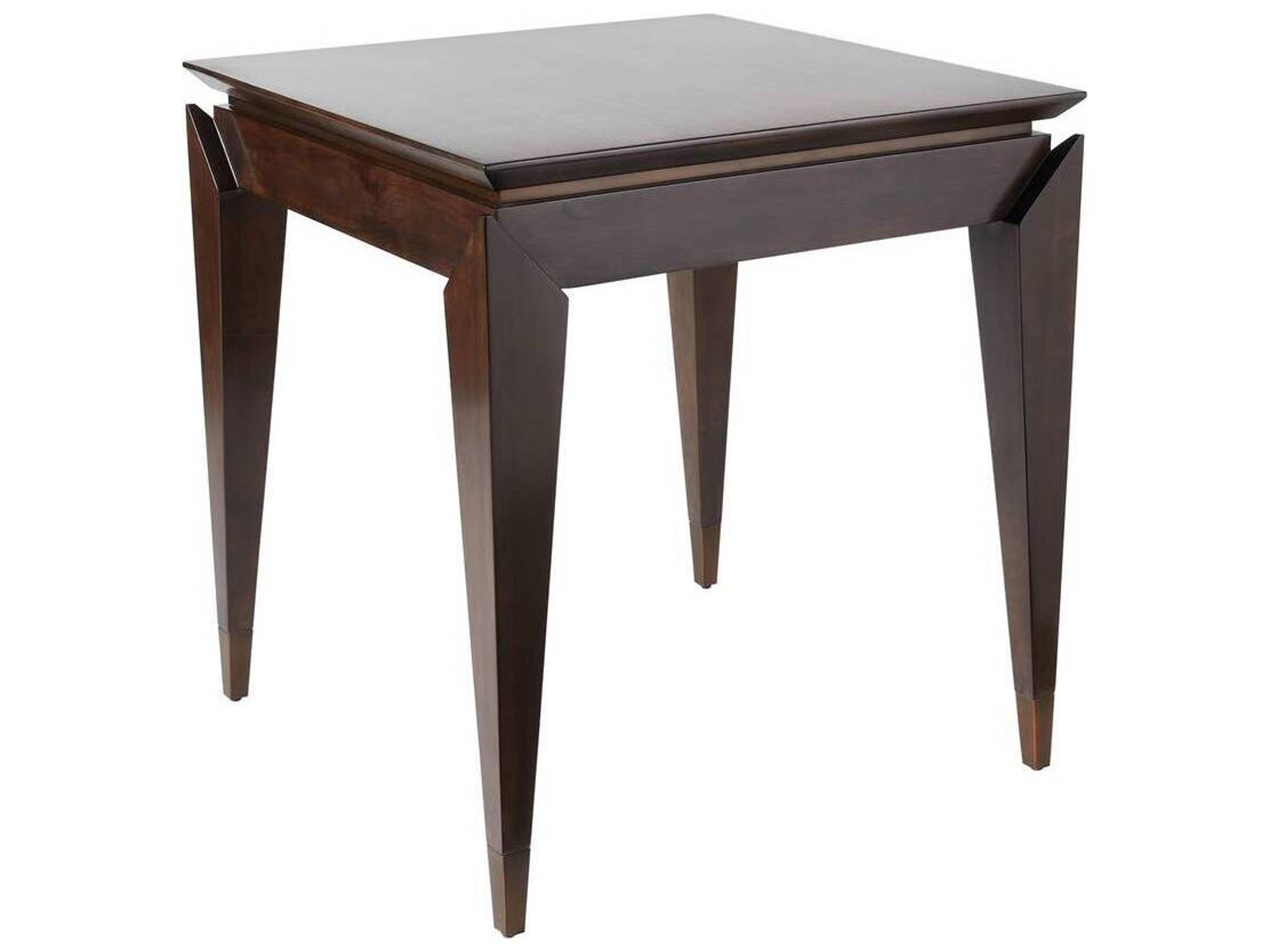 Arteriors Home Square Wood Brindle End Table