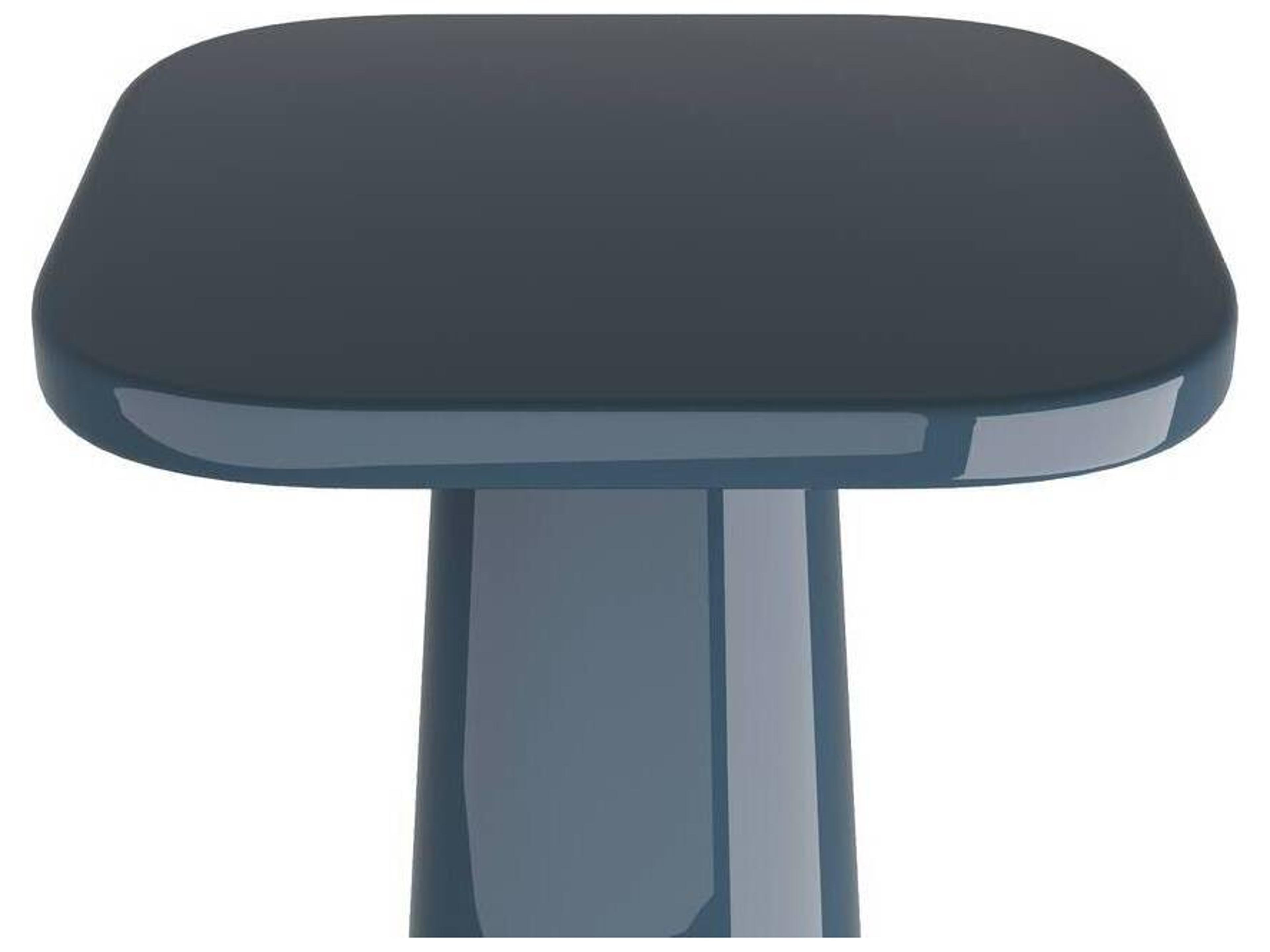 Arteriors Home Blythe Rectangular Fiberglass Navy End Table