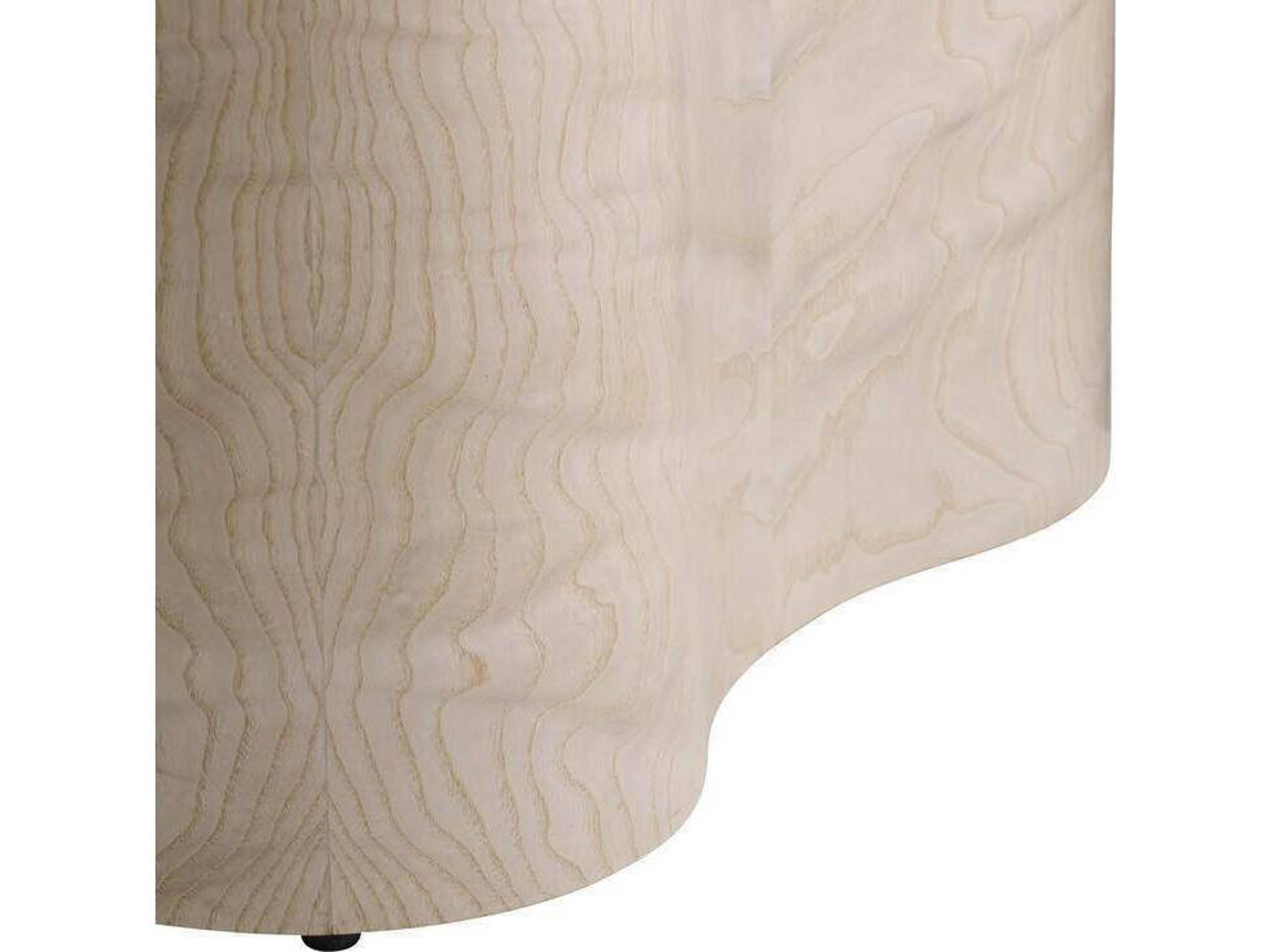 Arteriors Home Jojo Wood Light Beige Burl Neutral End Table