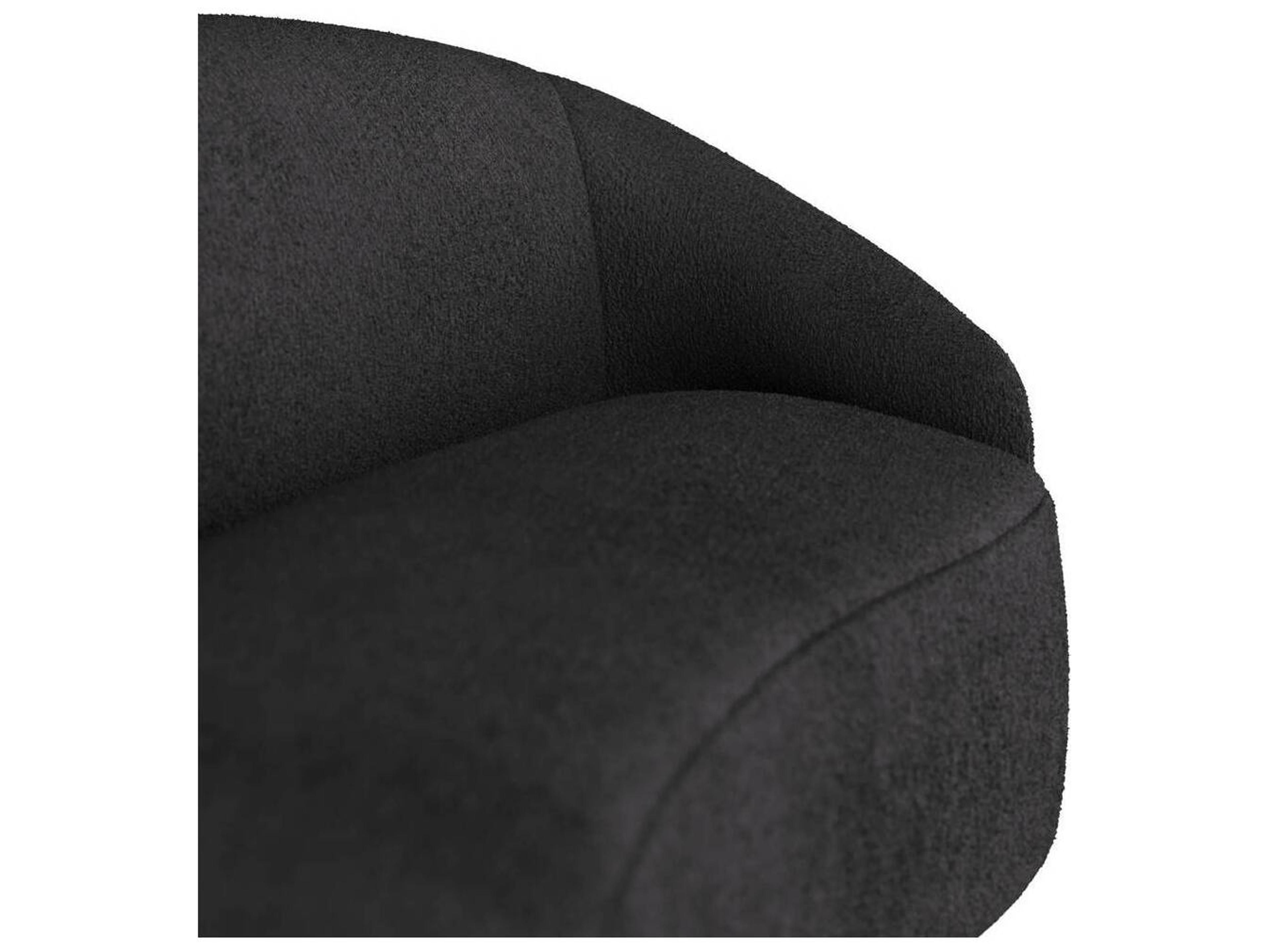 Arteriors Home Turner Charcoal White Oyster Black Upholstered Sofa