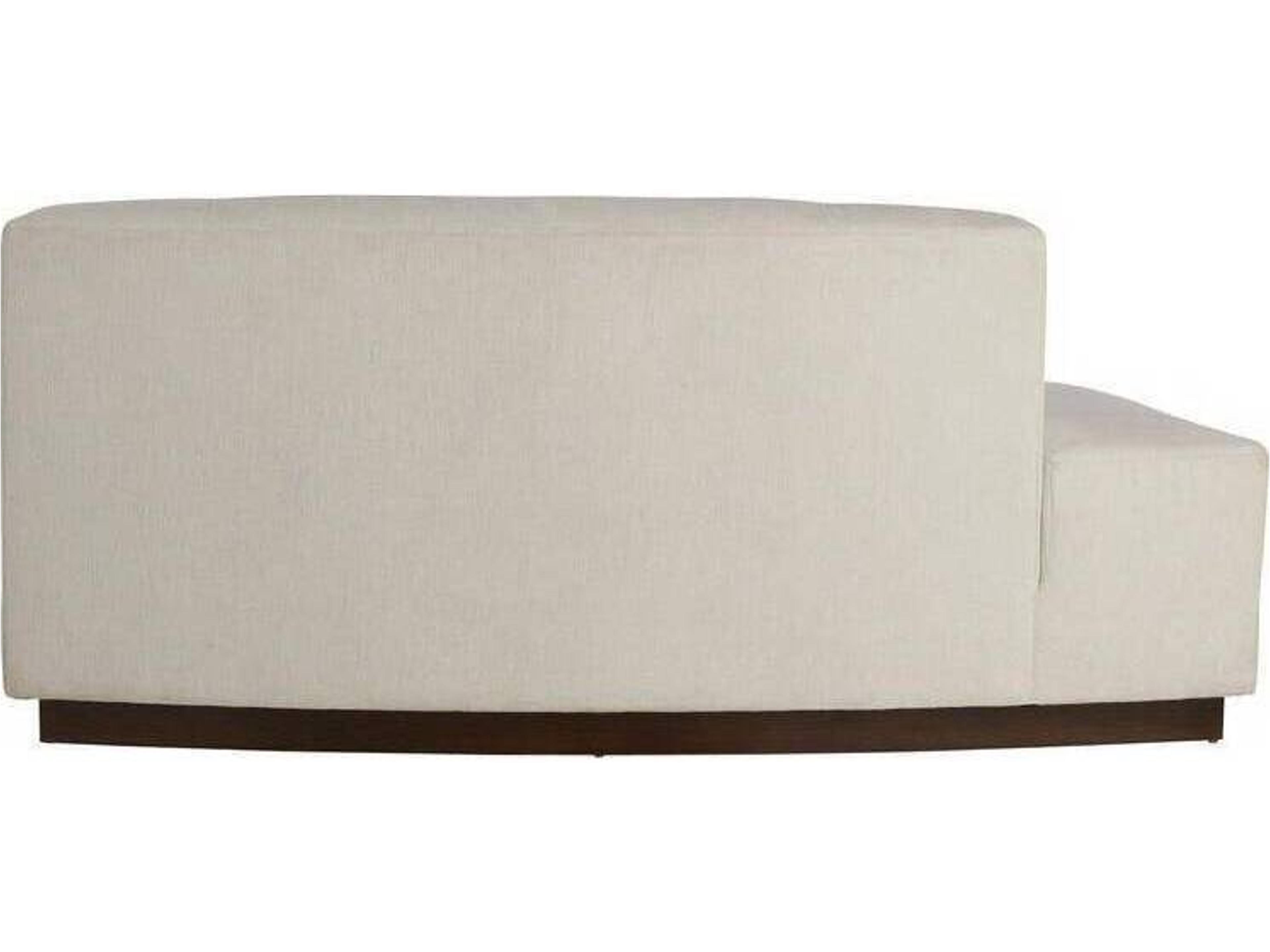 Arteriors Home Islander Vanilla Dark Walnut White Brown Upholstered Loveseat