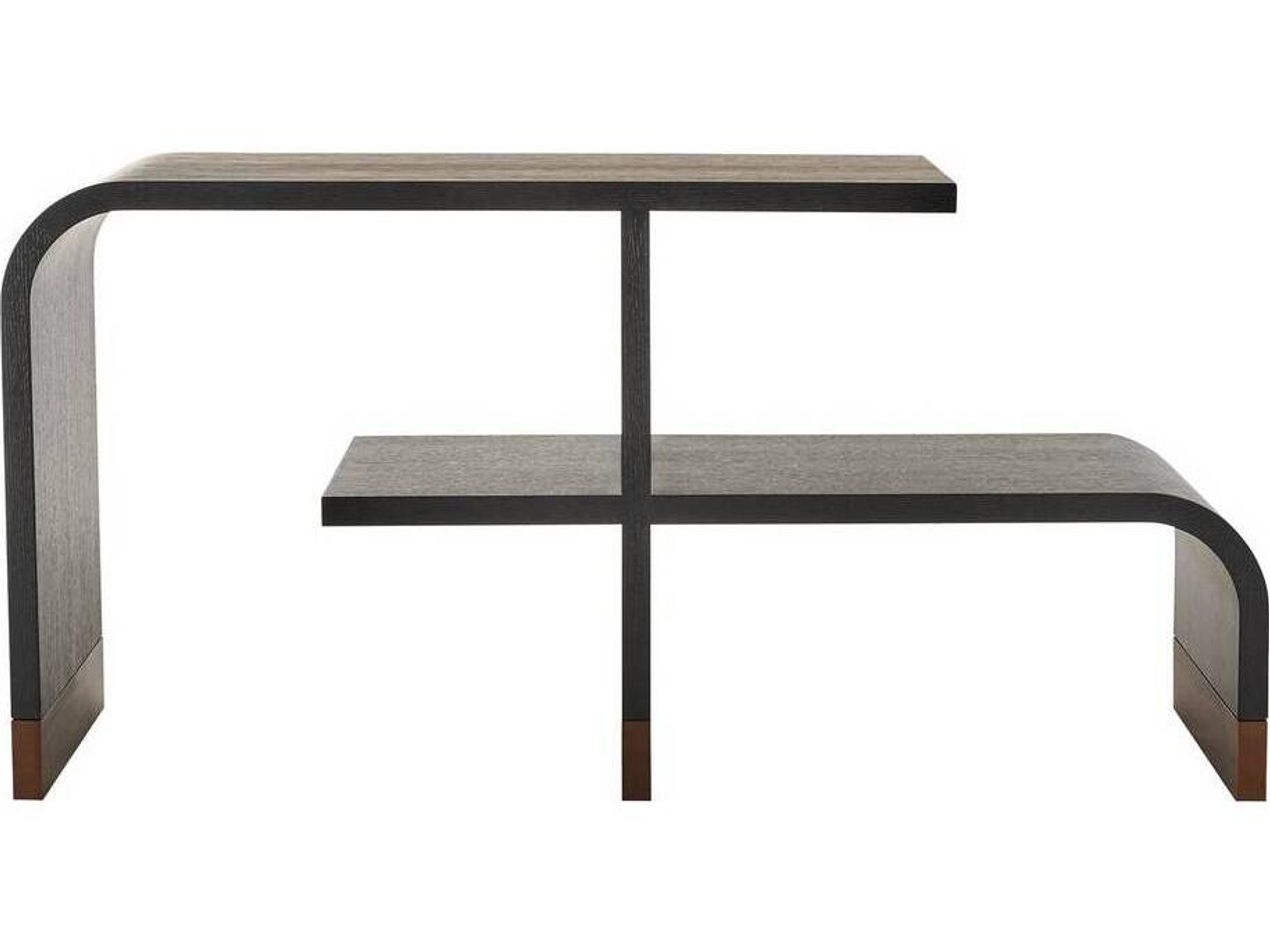 Arteriors Home Ebony Antique Brass Etagere