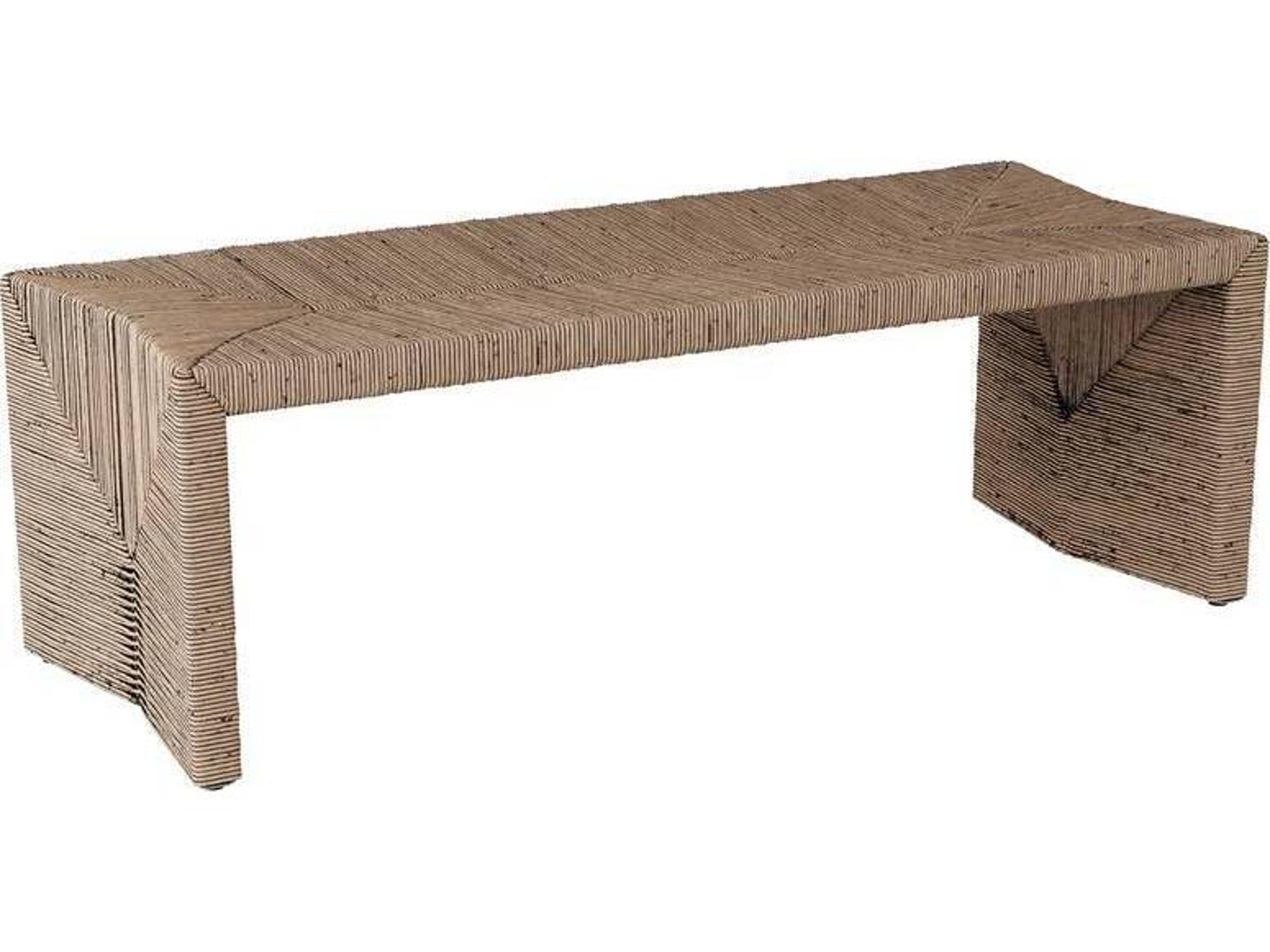 Arteriors Home Zuri Black Wash Brown Accent Bench