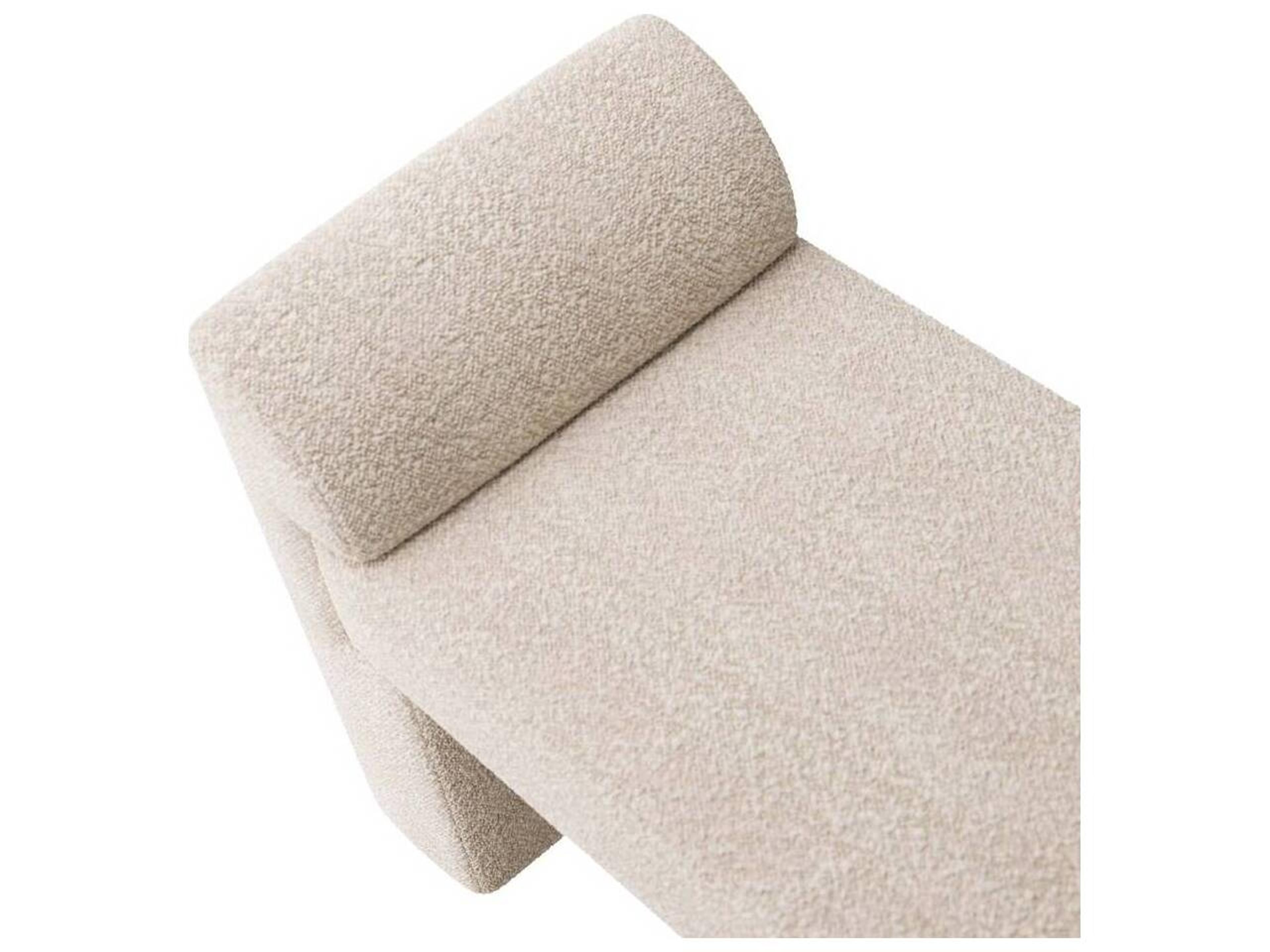 Arteriors Home Windemere Cream Beige Upholstered Accent Bench