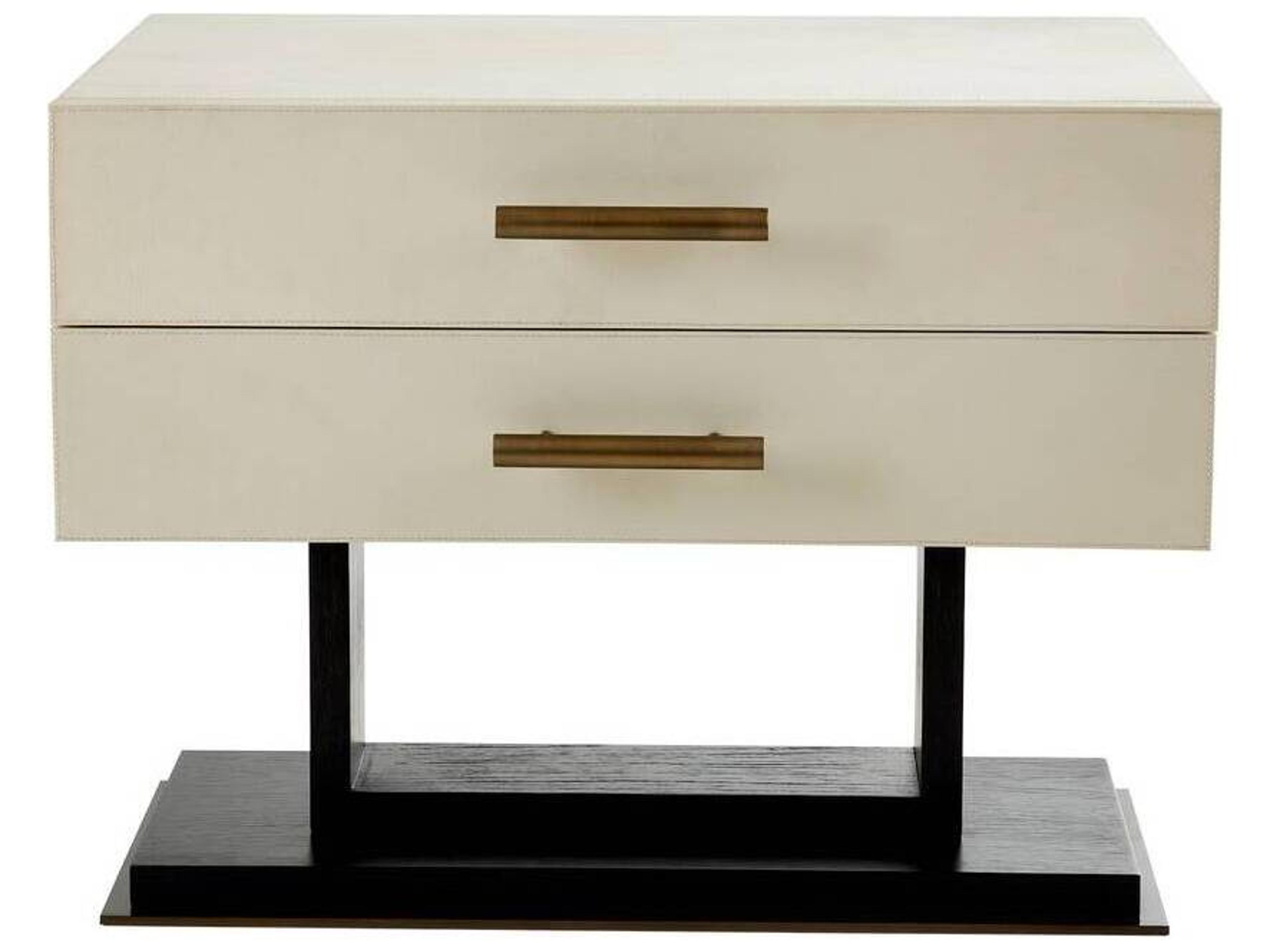 Arteriors Home 2-Drawers Beige Tatro Nightstand