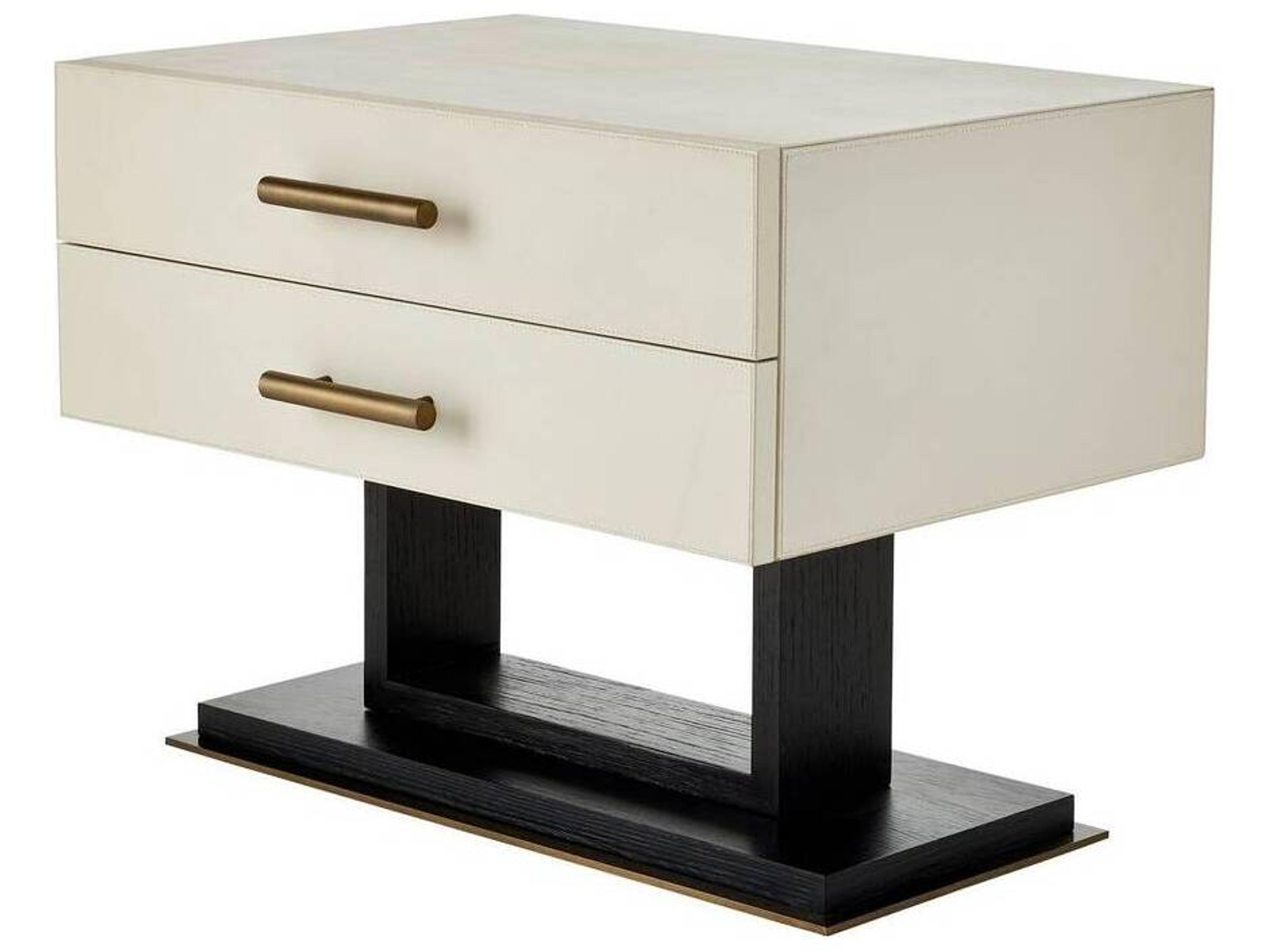 Arteriors Home 2-Drawers Beige Tatro Nightstand