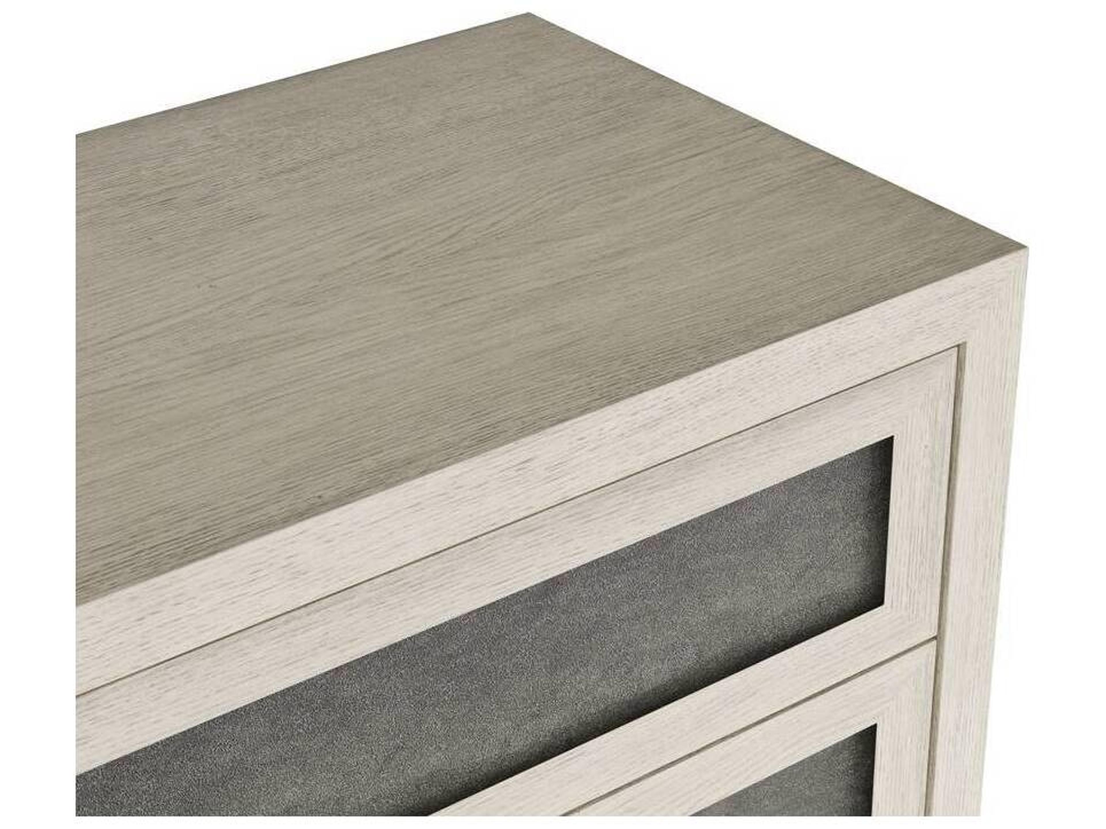 Arteriors Home 2-Drawers Gray Oak Wood Burnett Nightstand