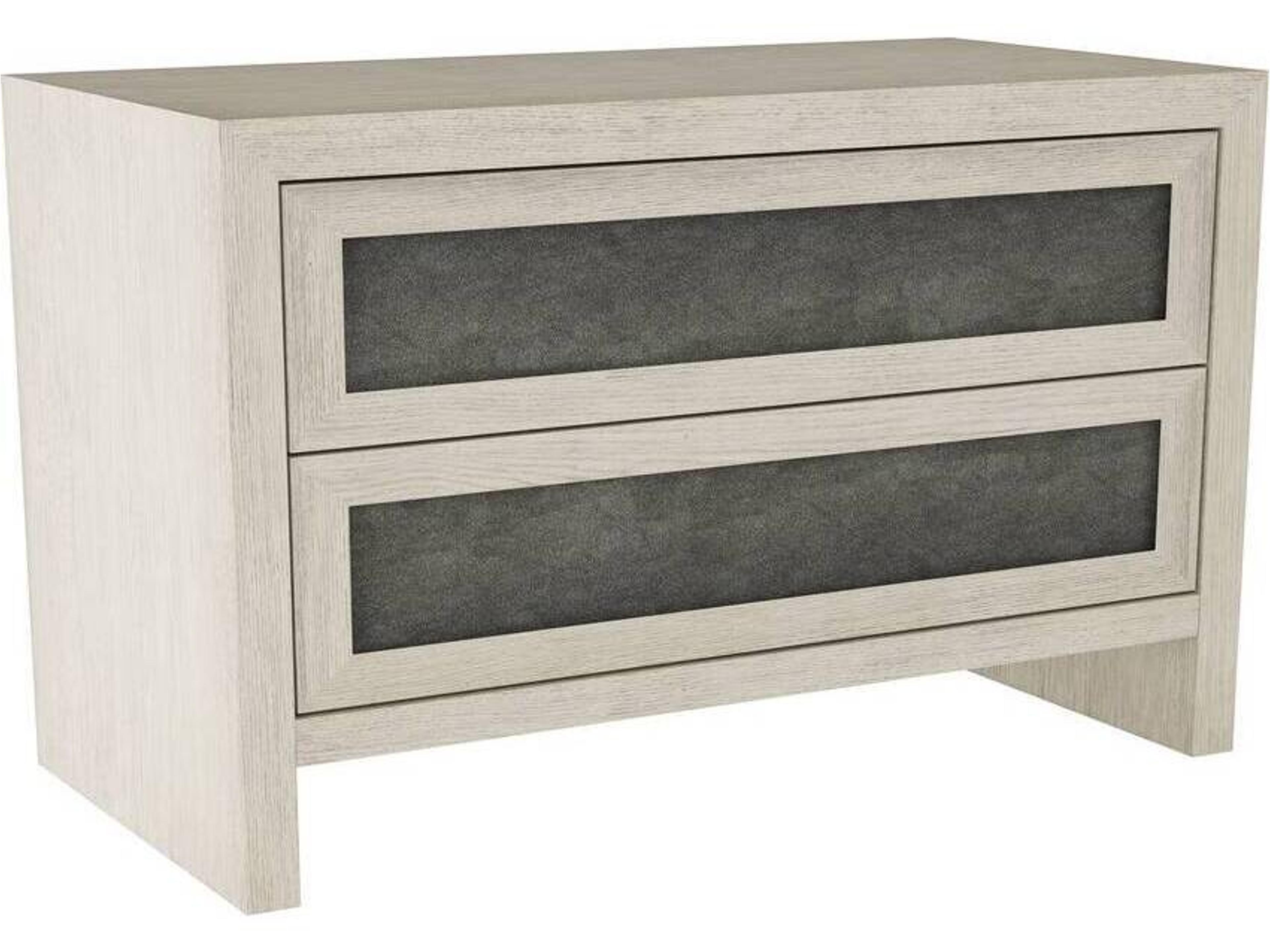 Arteriors Home 2-Drawers Gray Oak Wood Burnett Nightstand