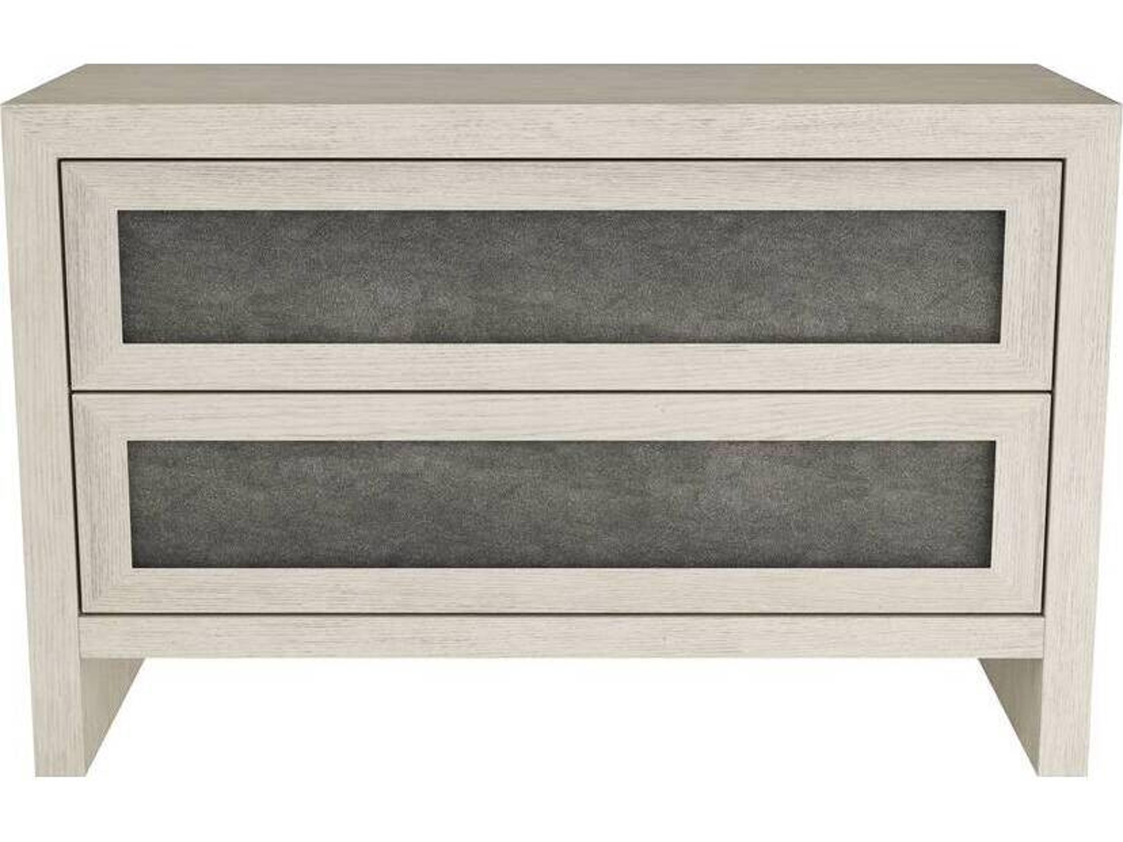 Arteriors Home 2-Drawers Gray Oak Wood Burnett Nightstand