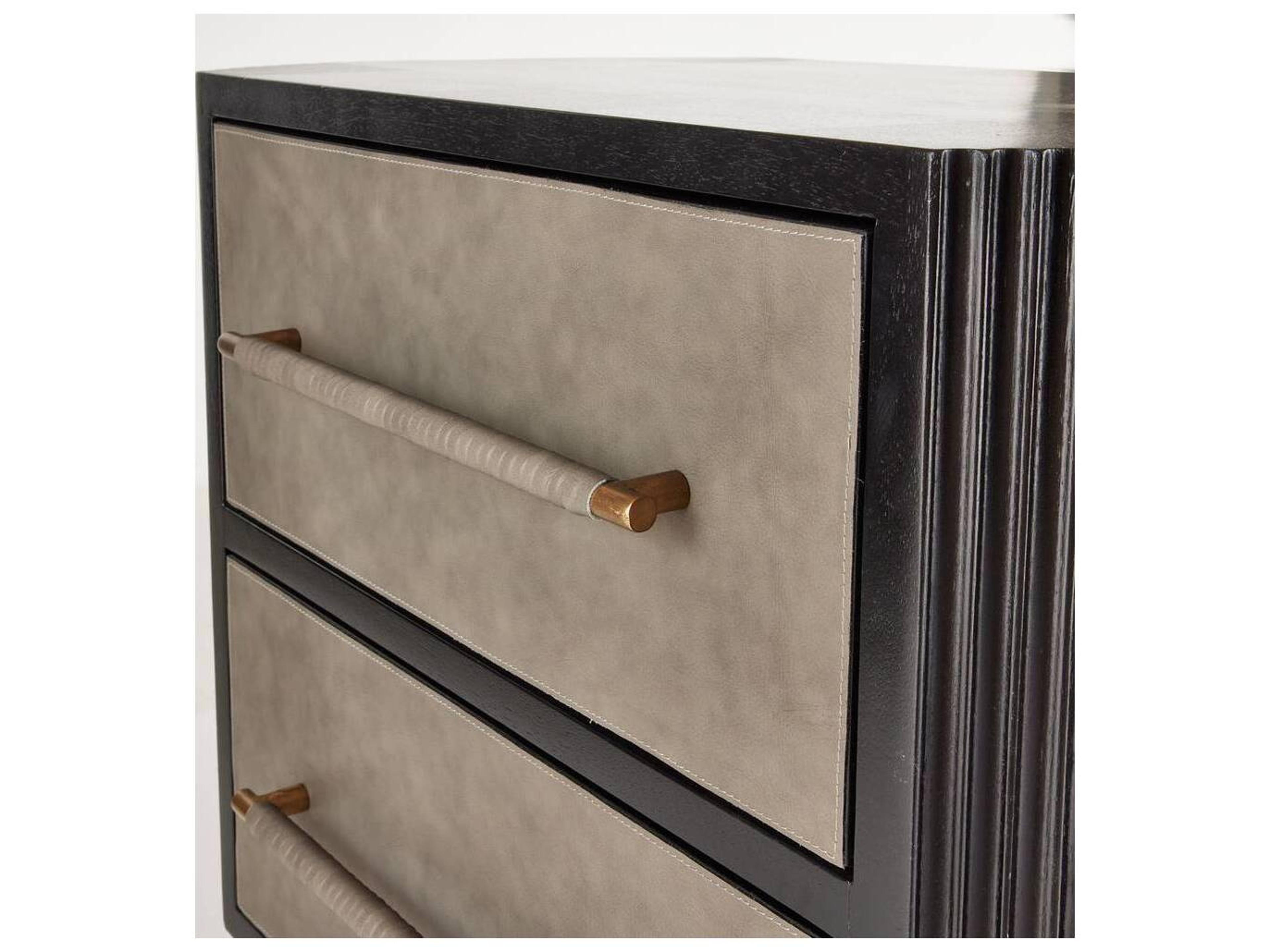 Arteriors Home 2-Drawers Brown Mango Wood Eastchester Nightstand