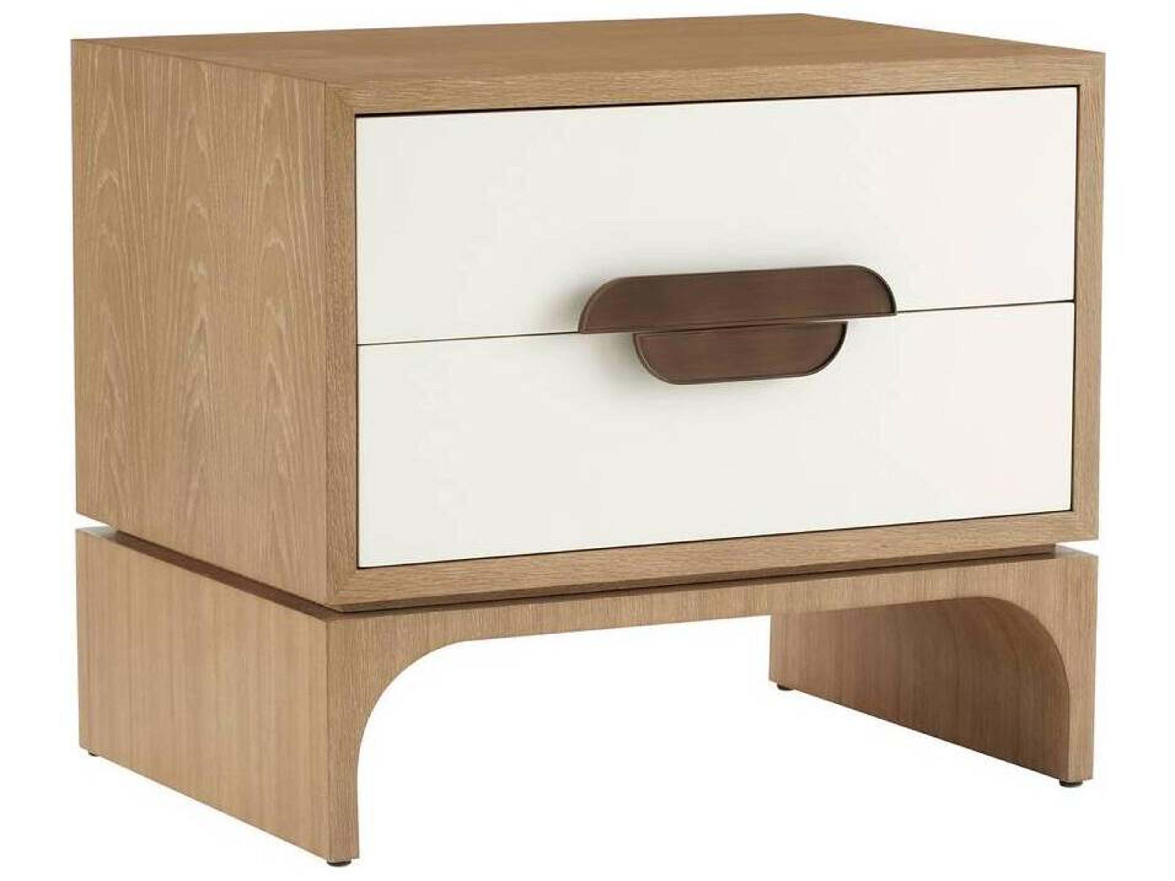 Arteriors Home Kianna 2-Drawers Brown Nightstand