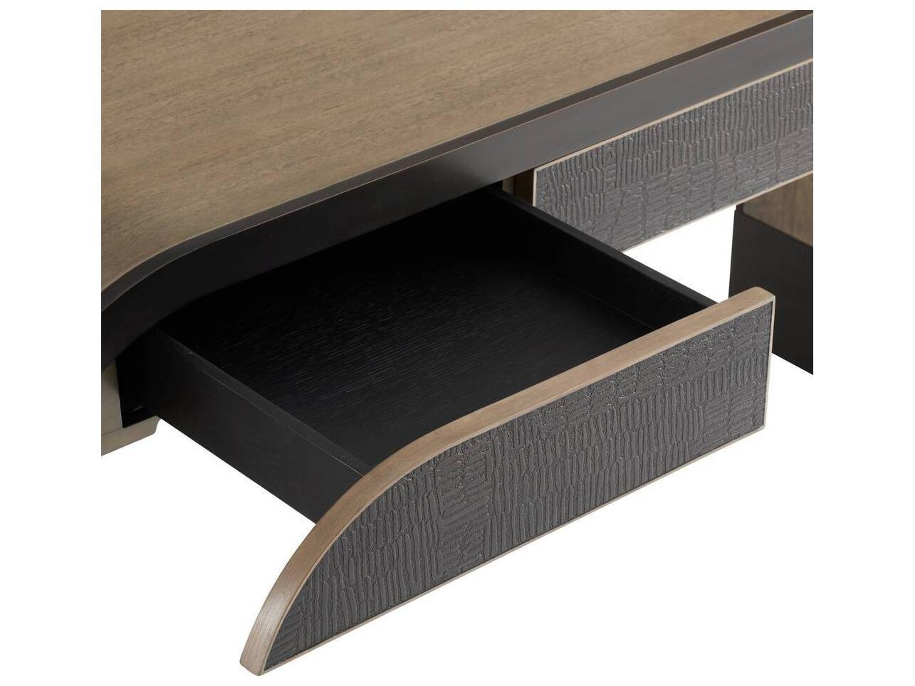 Arteriors Home Chamois Gray Ebony Writing Desk Gaston