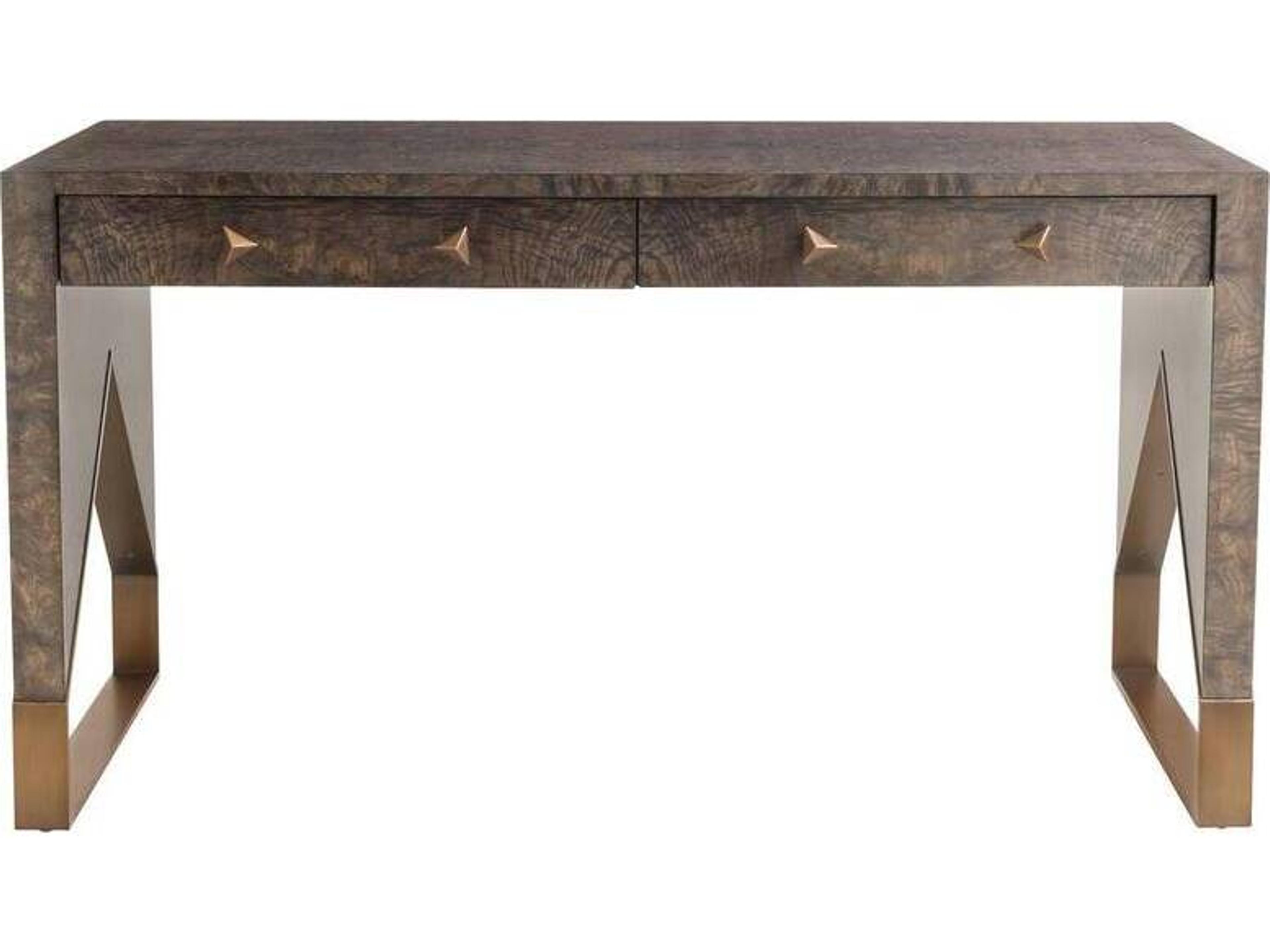 Jupiter Desk Truffle Burl Olive Ash Veneer