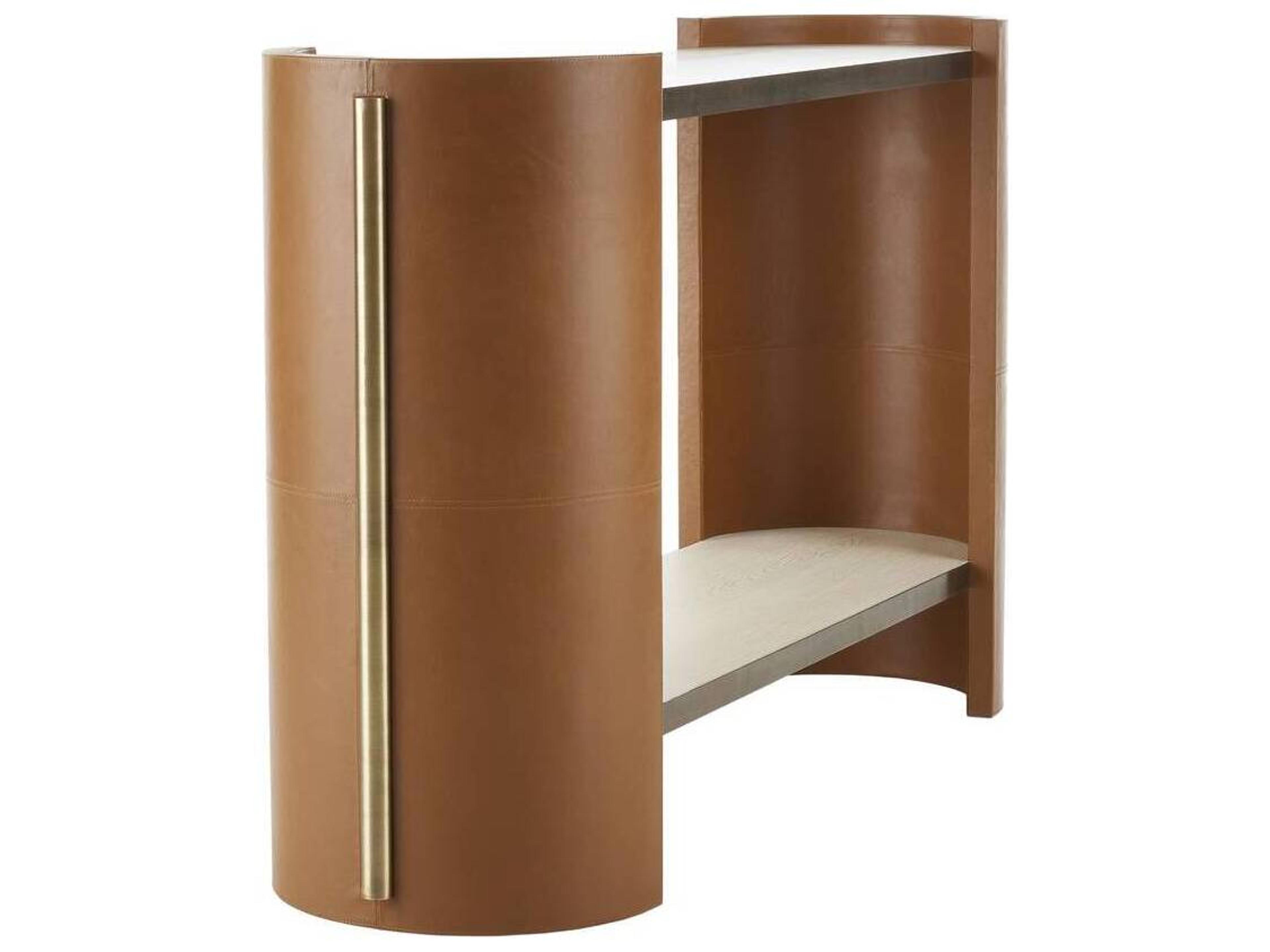 Arteriors Home Rectangular Wood Smoke Russet Warley Console Table