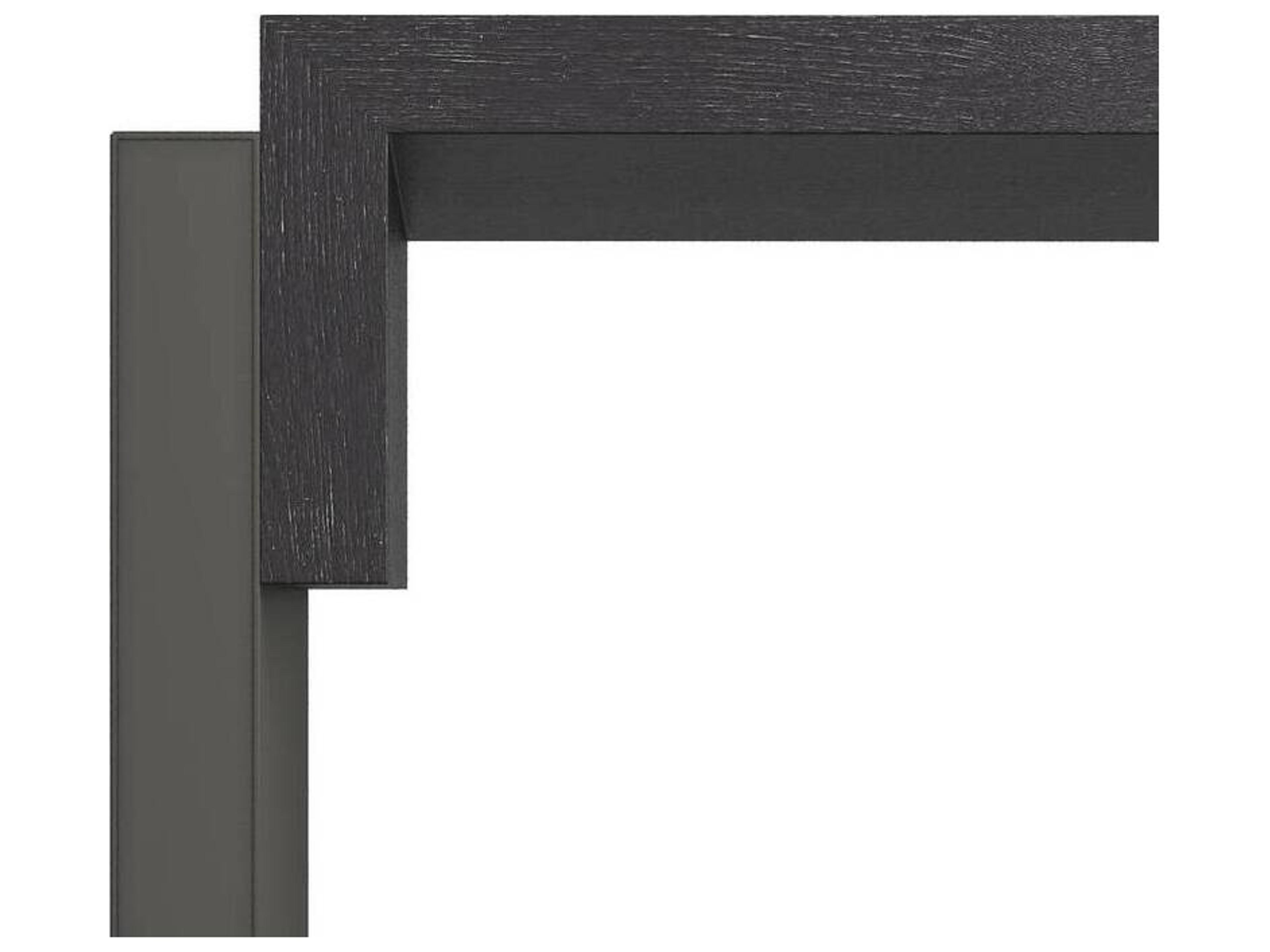 Arteriors Home Rectangular Wood Ebony Dim Gray Bernardo Console Table