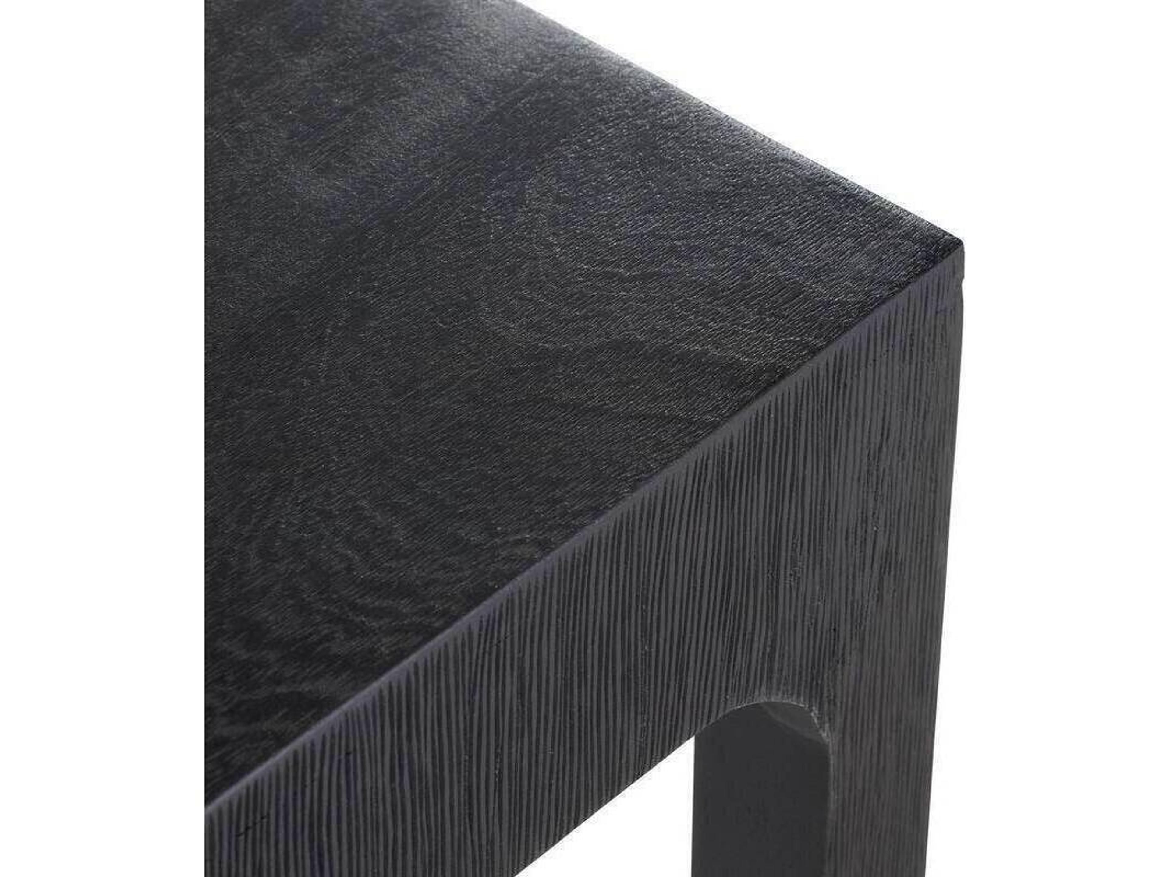 Arteriors Home Ichigo Rectangular Wood Ebony Black Console Table