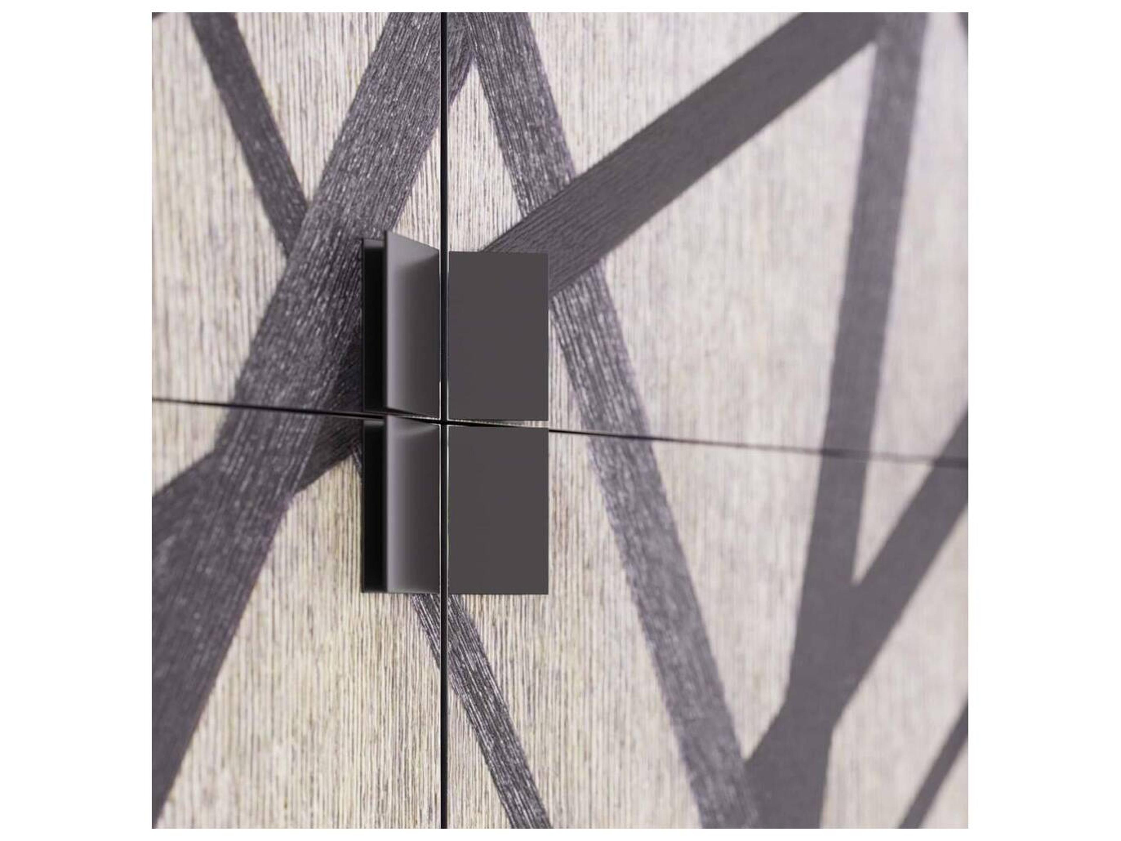 Arteriors Home Trescott Affogato Ebony Black Oak Wood Accent Chest