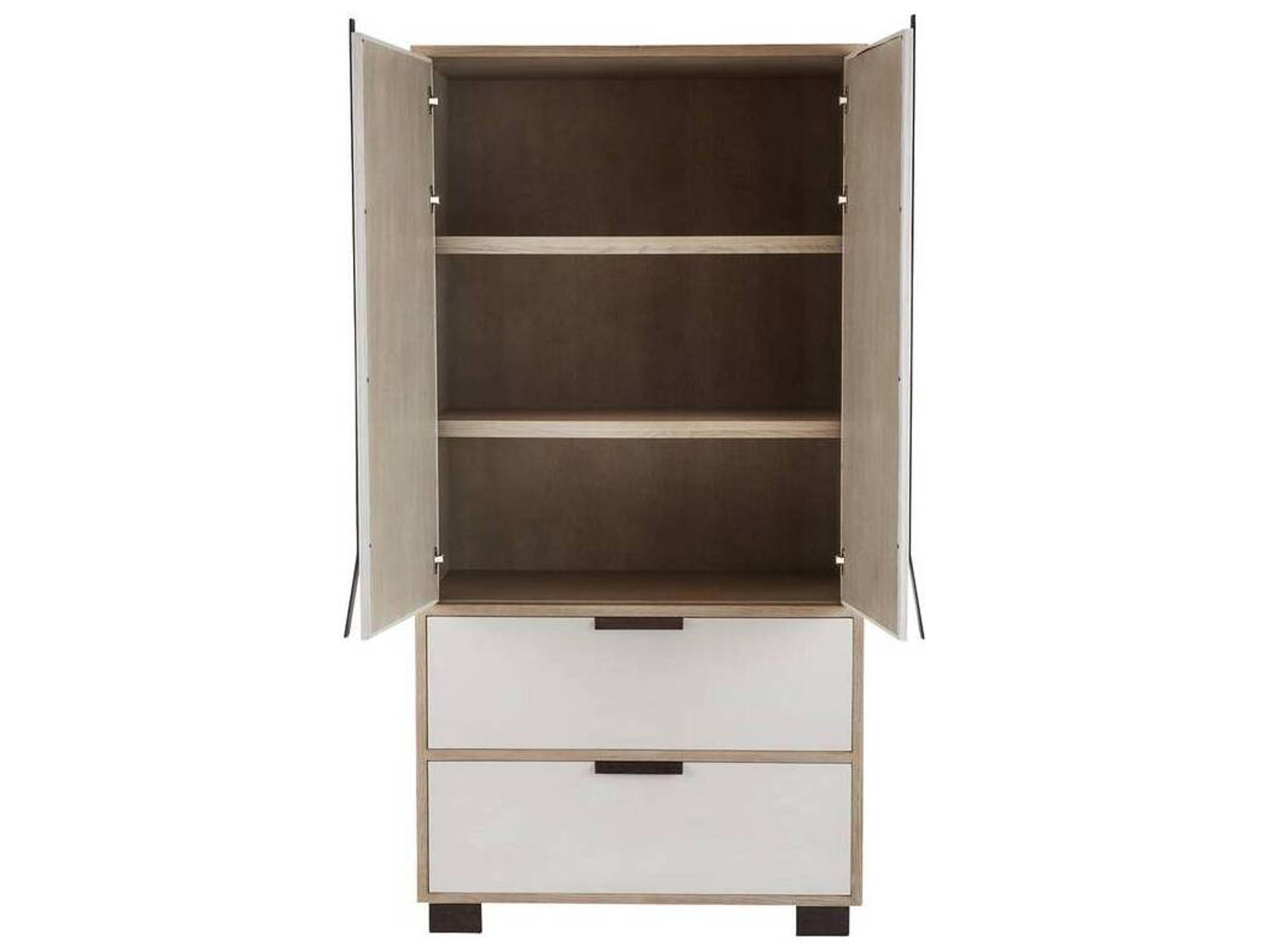 Arteriors Home Dorsey Beige Smoke Oak Wood Accent Chest